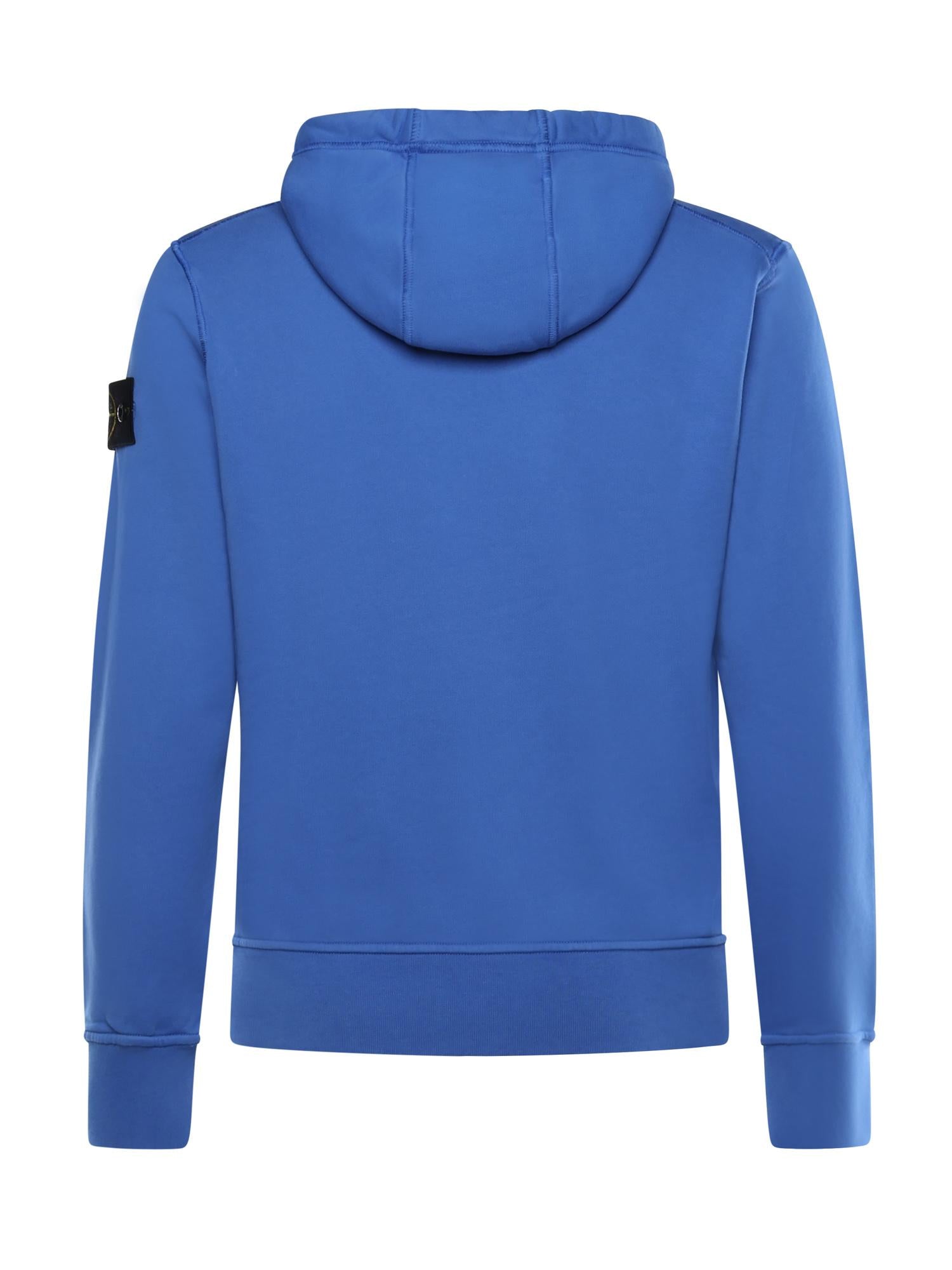 Felpa Con Logo In Cotone Stone island – Гарантія оригінальності – детальний вид