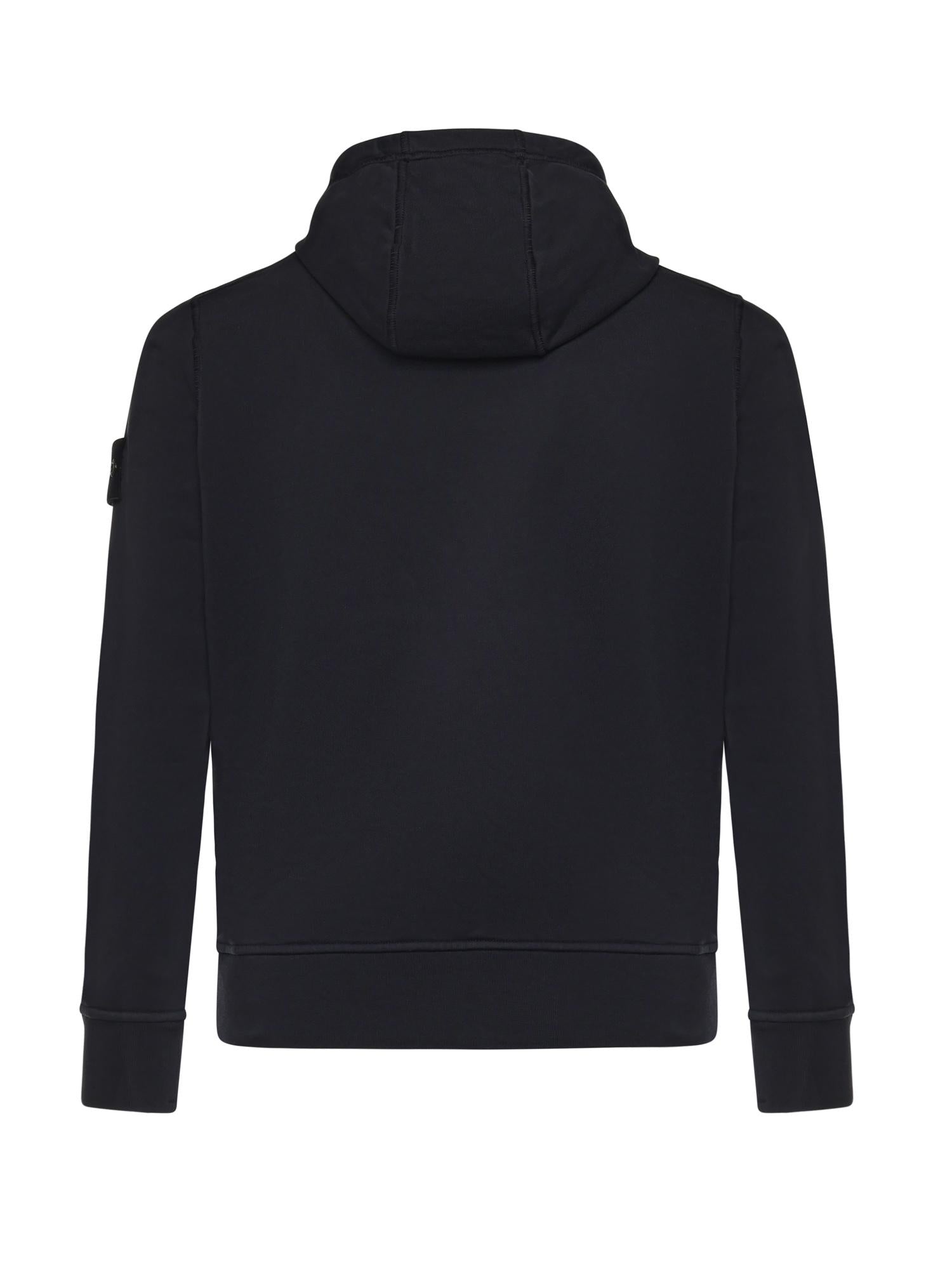 Felpa Con Logo In Cotone Stone island – Гарантія оригінальності – детальний вид