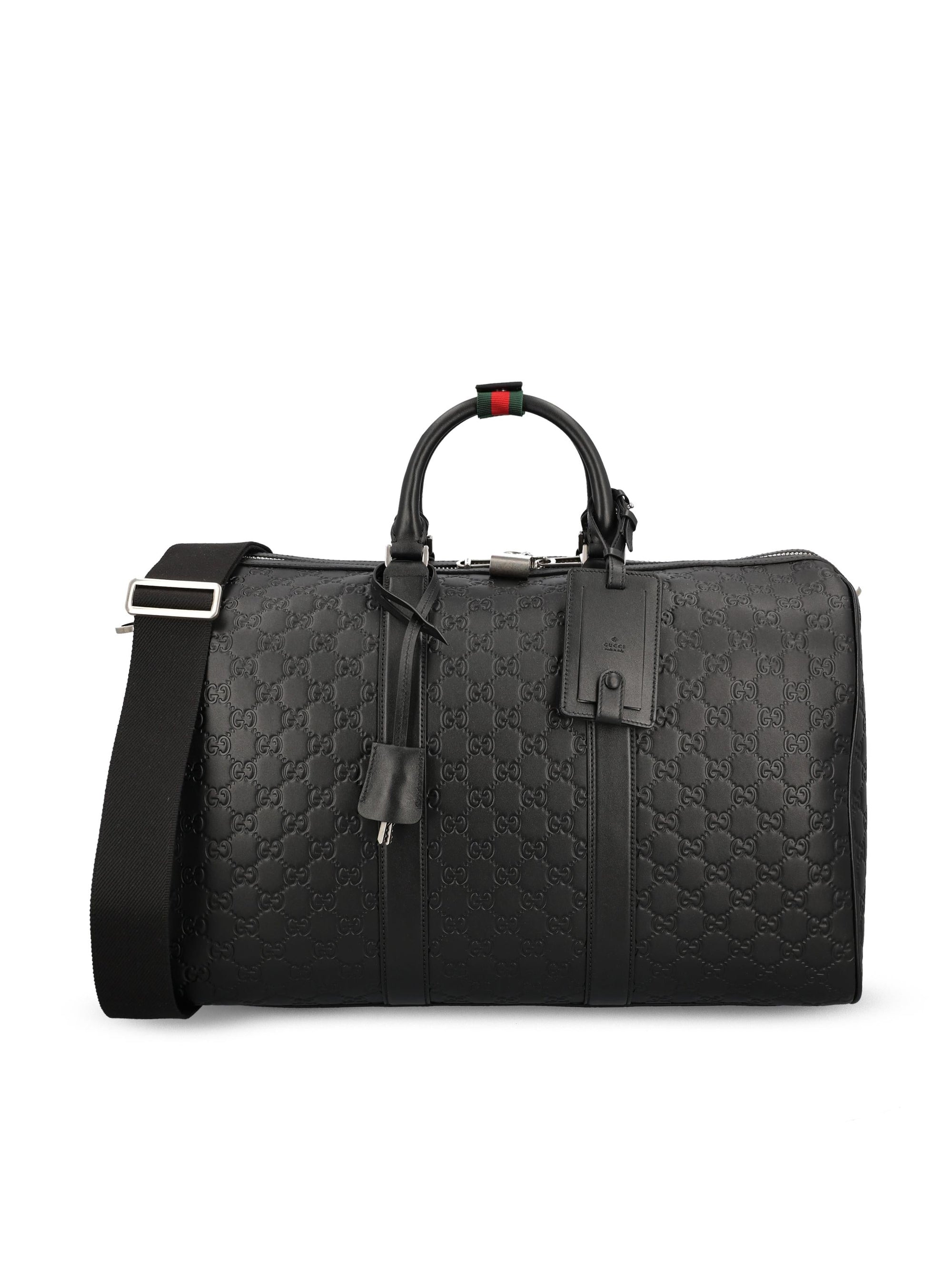 Оригінальна Borsone Gg Emblem Medio Gucci – боковий вид