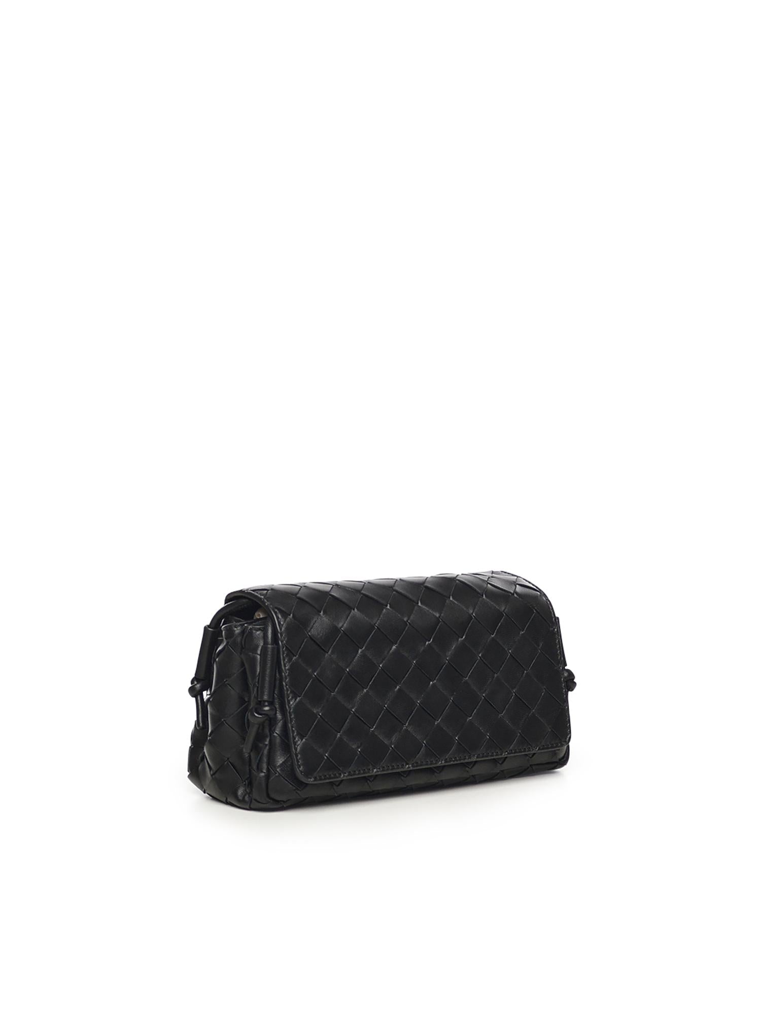 Borsa Notturno In Nappa Bottega veneta – Гарантія оригінальності – вид ззаду