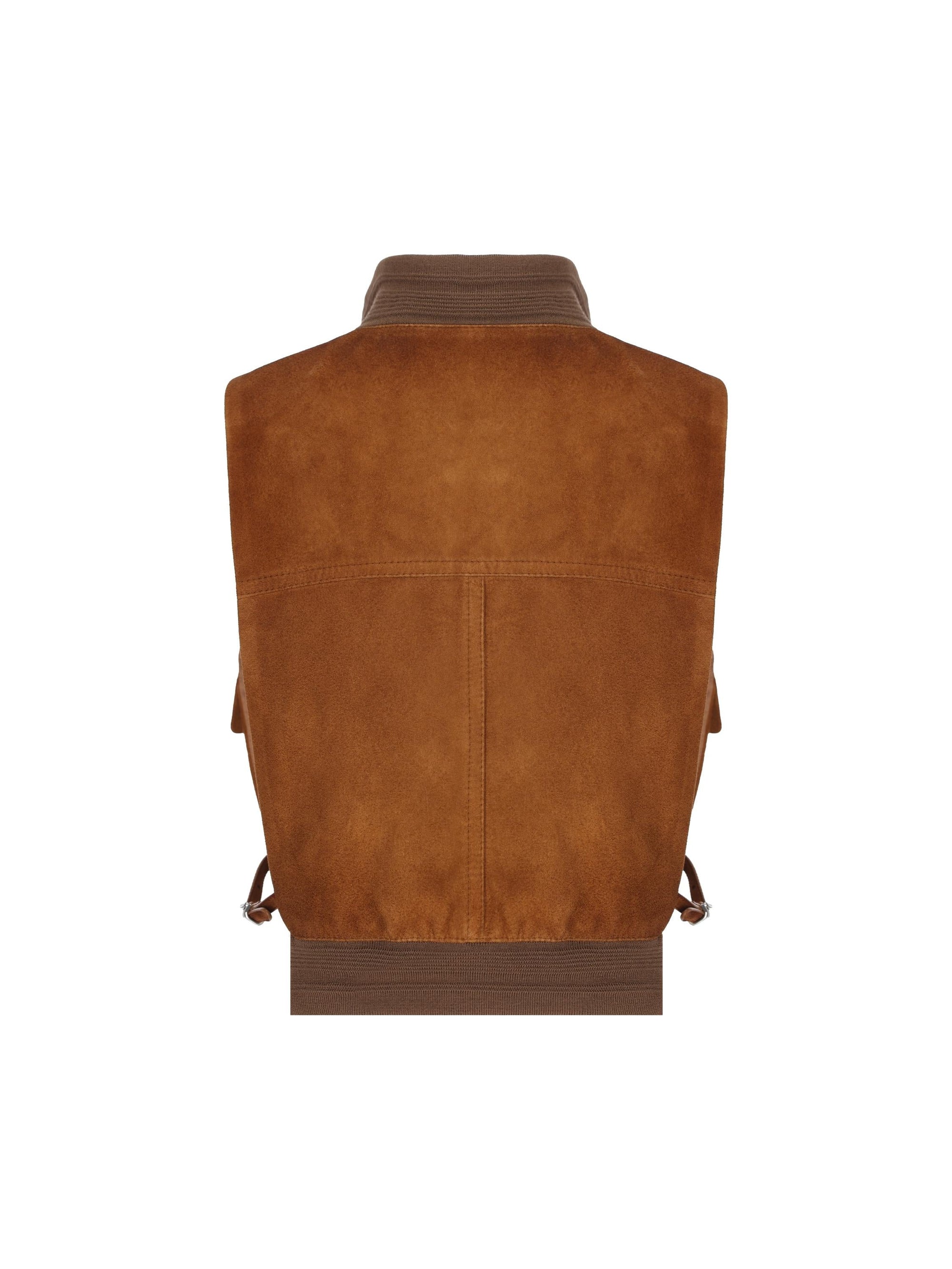 Suede Leather Gilet Miu miu оригінал – Купити в Україні – вид ззаду