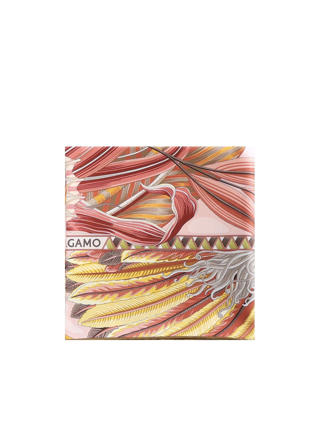 Foulard In Seta Con Stampa Salvatore ferragamo – Гарантія оригінальності – боковий вид