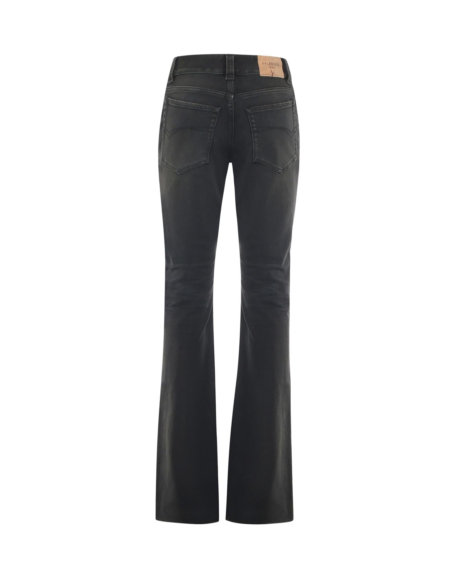Оригінальна Jeans Bootcut In Denim Balenciaga – детальний вид