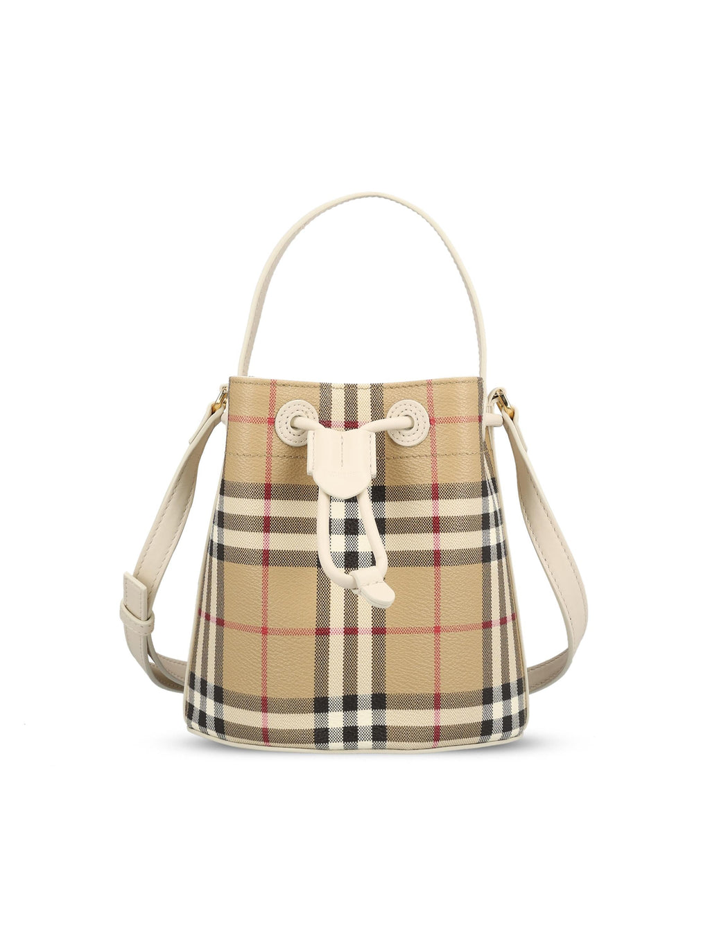 Mini Check Bucket Bag Burberry – Гарантія оригінальності – боковий вид