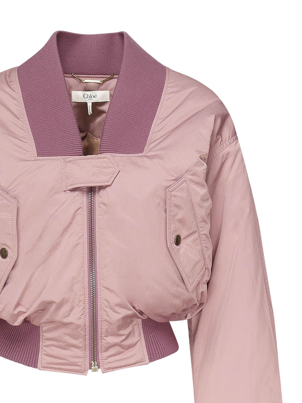 Giubbotto Bomber In Nylon Chloe – Гарантія оригінальності – вид ззаду