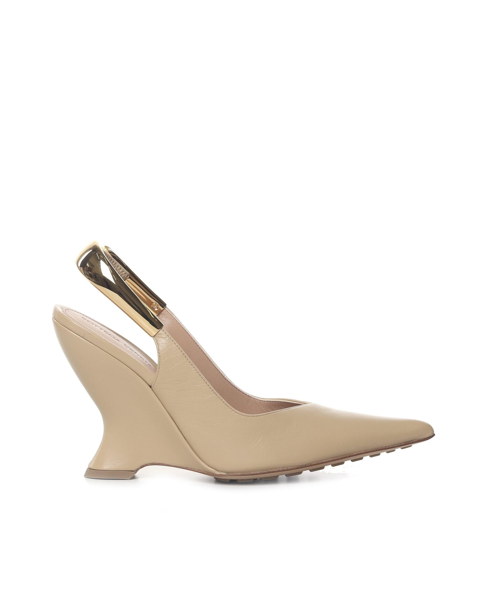 Pumps Slingback In Pelle Bottega veneta – Гарантія оригінальності – боковий вид