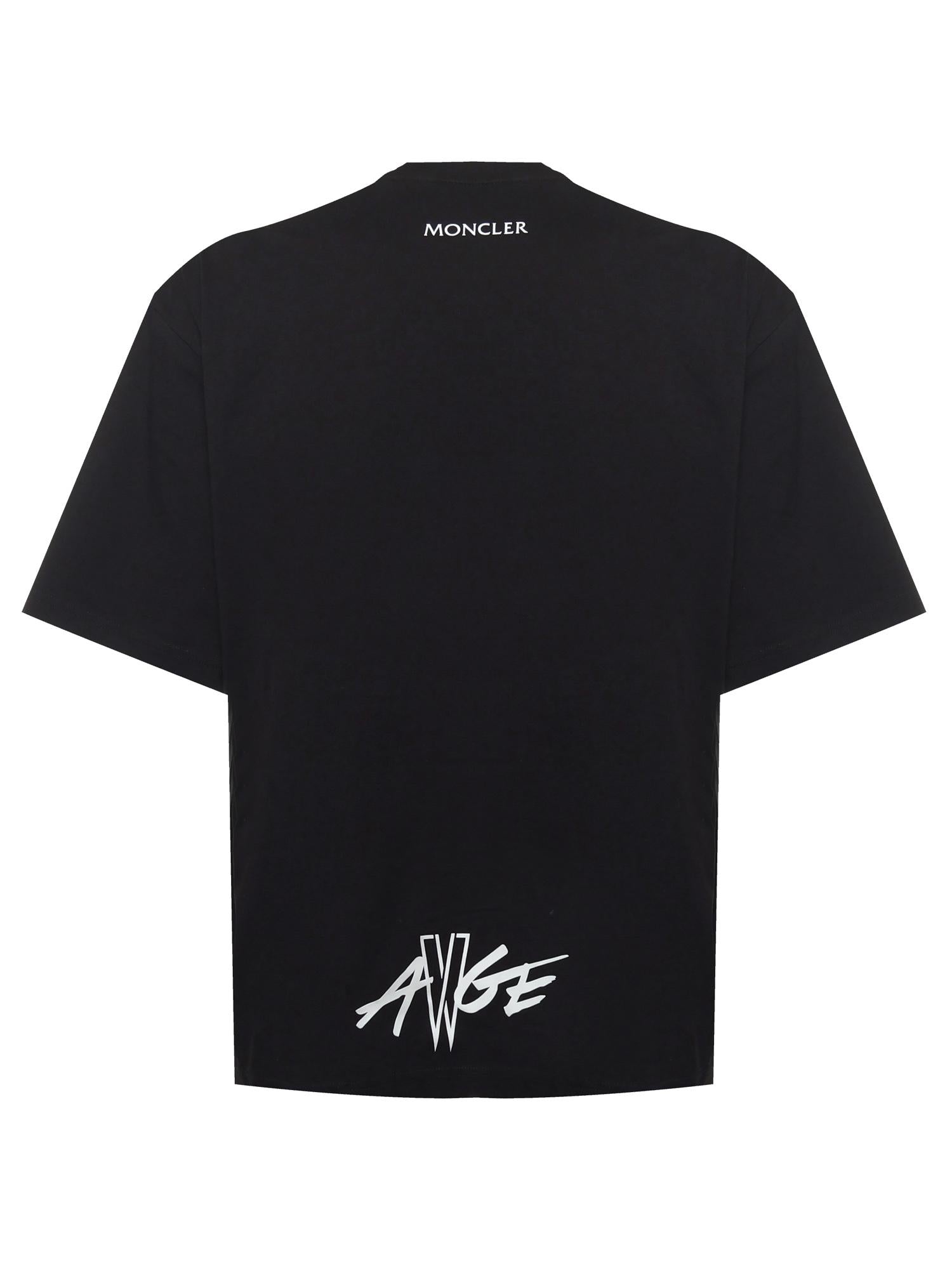 Оригінальна T-Shirt Moncler X A$ap Rocky In Cotone Moncler – детальний вид