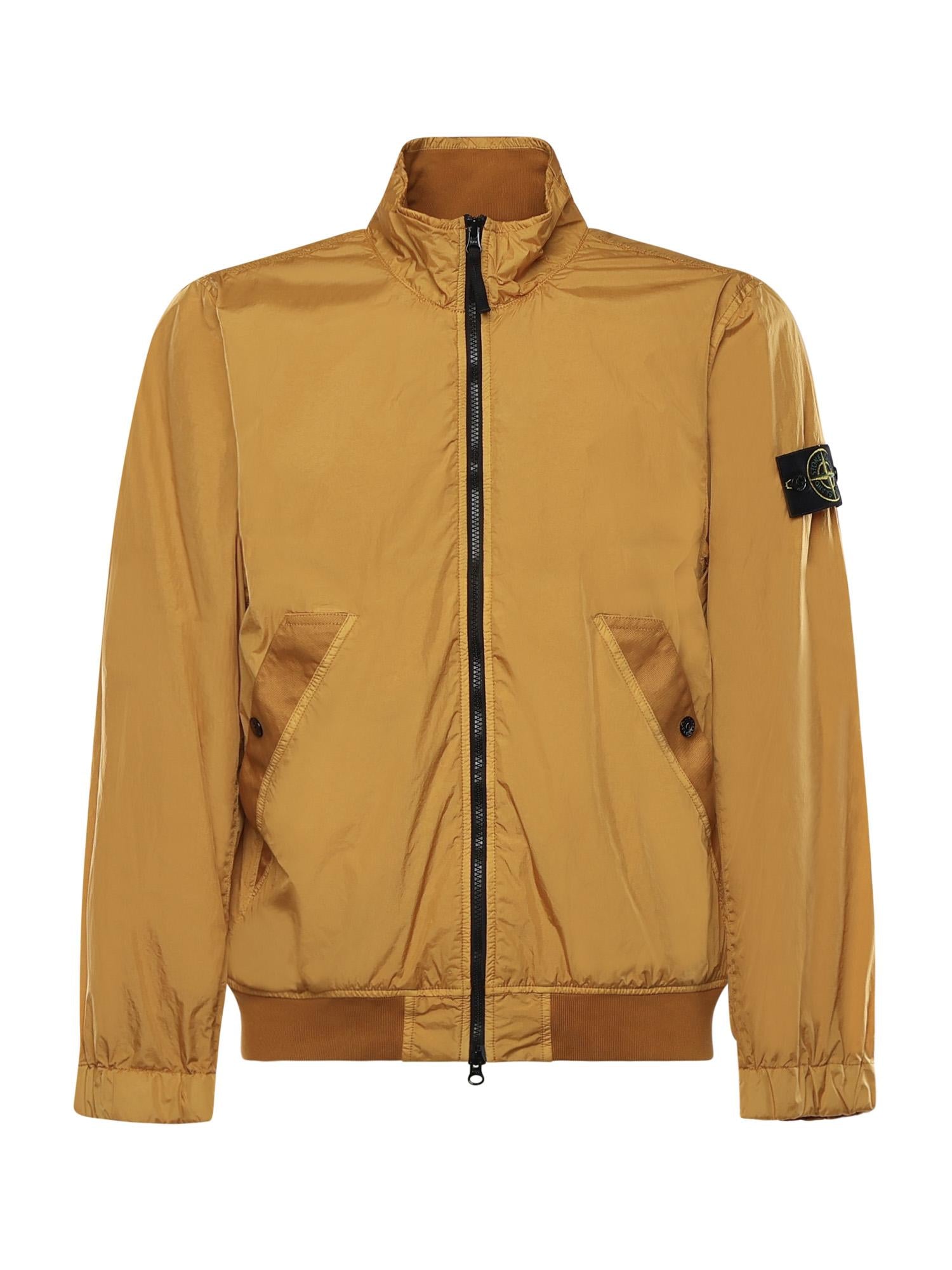 Оригінальна Giacca Antigoccia In Reps DI Nylon Con Logo Stone island – боковий вид
