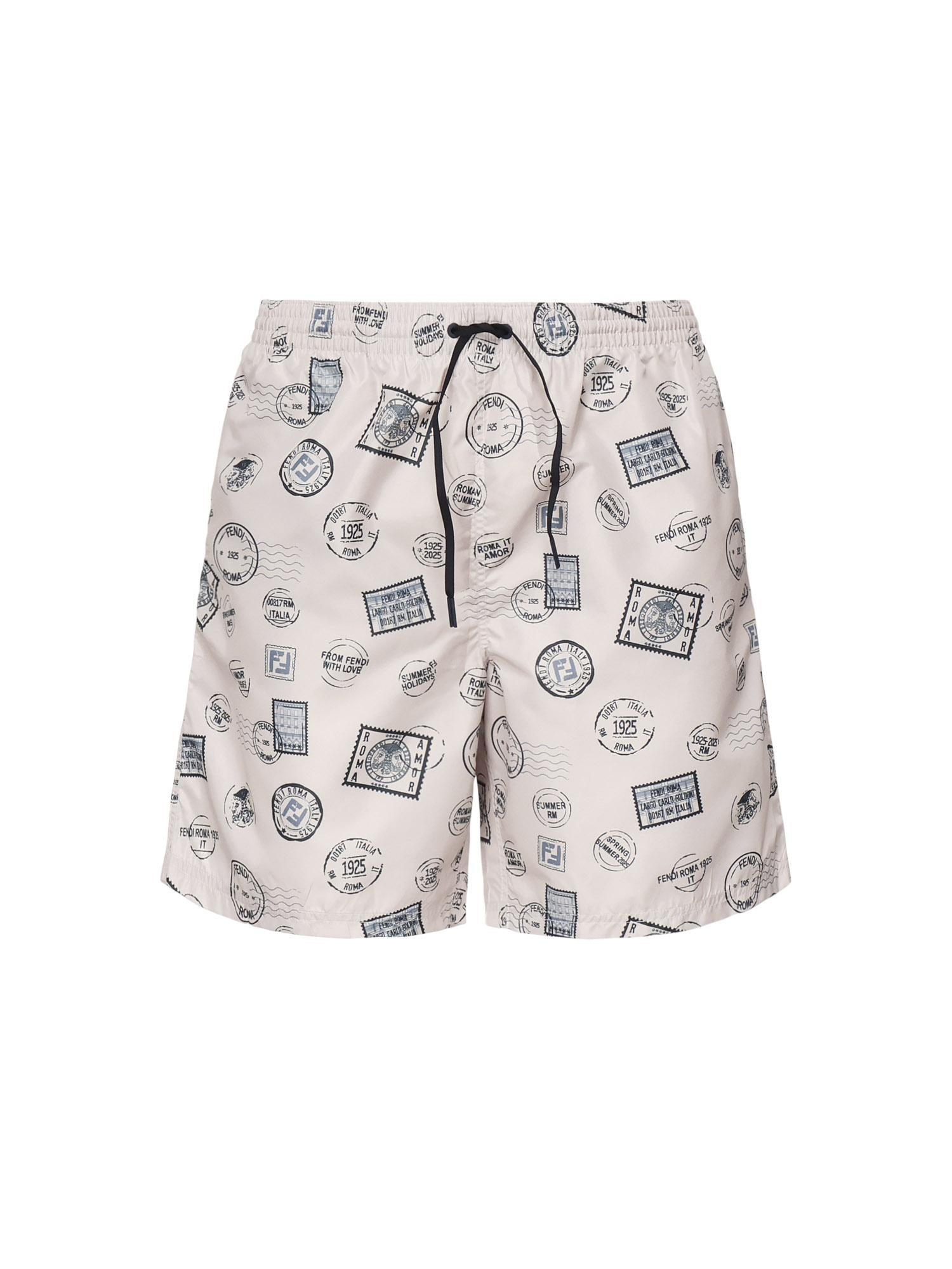 Оригінальна Boxer Mare In Nylon Stampato Fendi – боковий вид