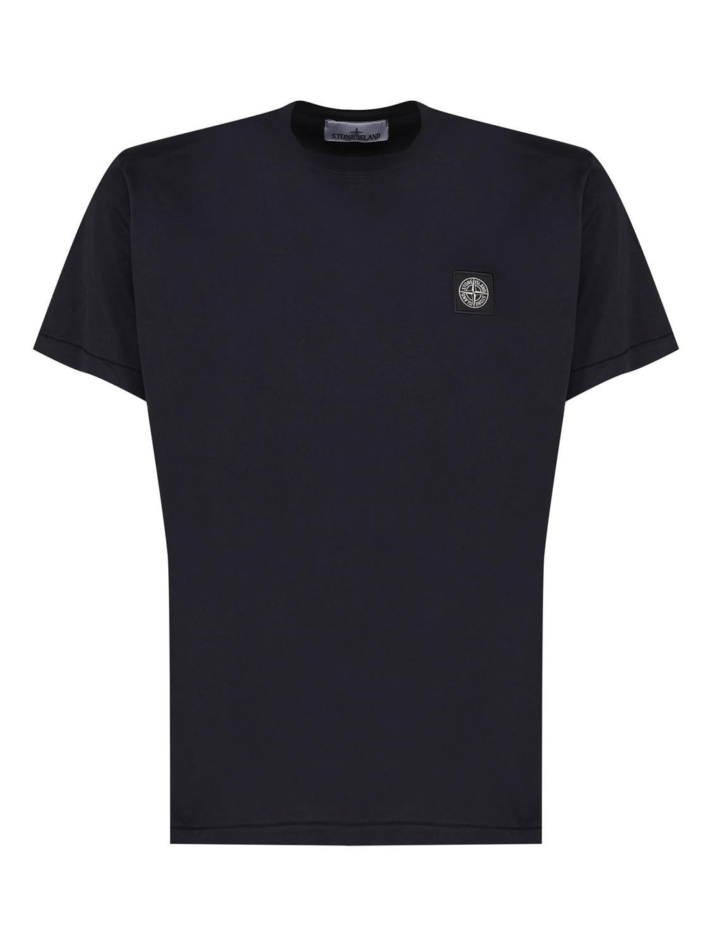 T-Shirt Con Patch Logo Stone island оригінал – Купити в Україні – боковий вид
