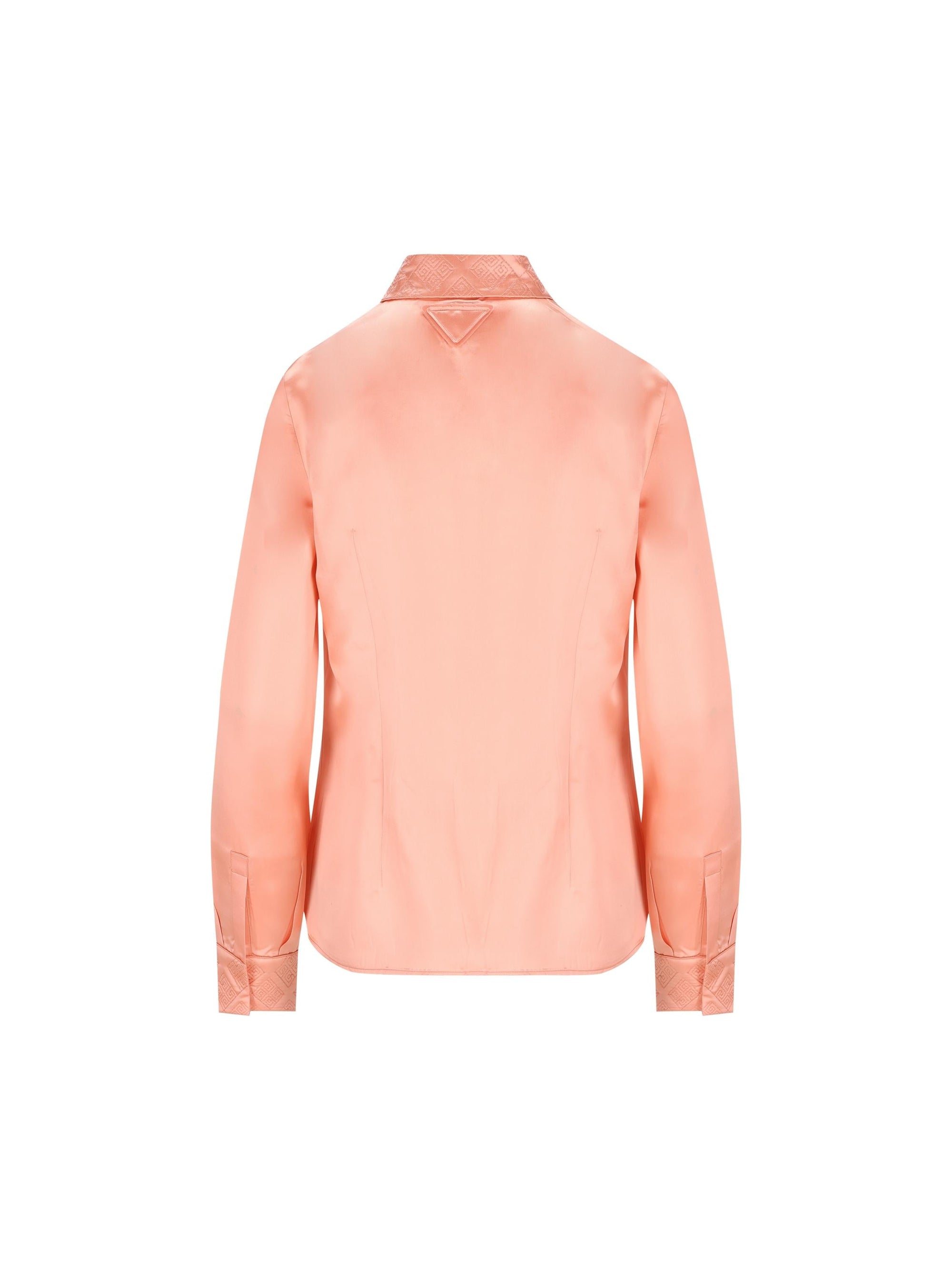 Оригінальна Silk Blend Shirt Prada – вид ззаду