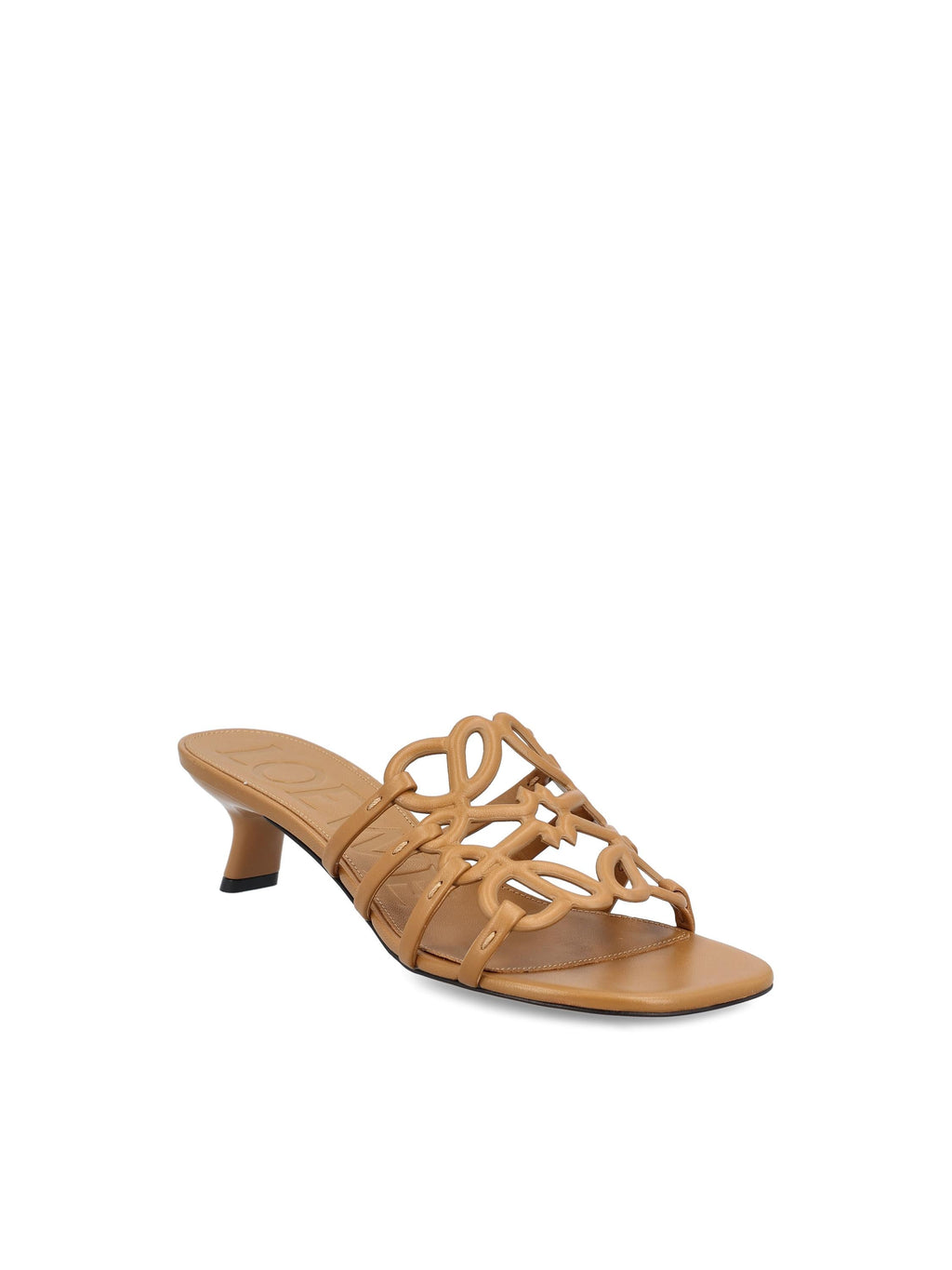 Оригінальна Petal Anagram Leather Slides Loewe – вид ззаду