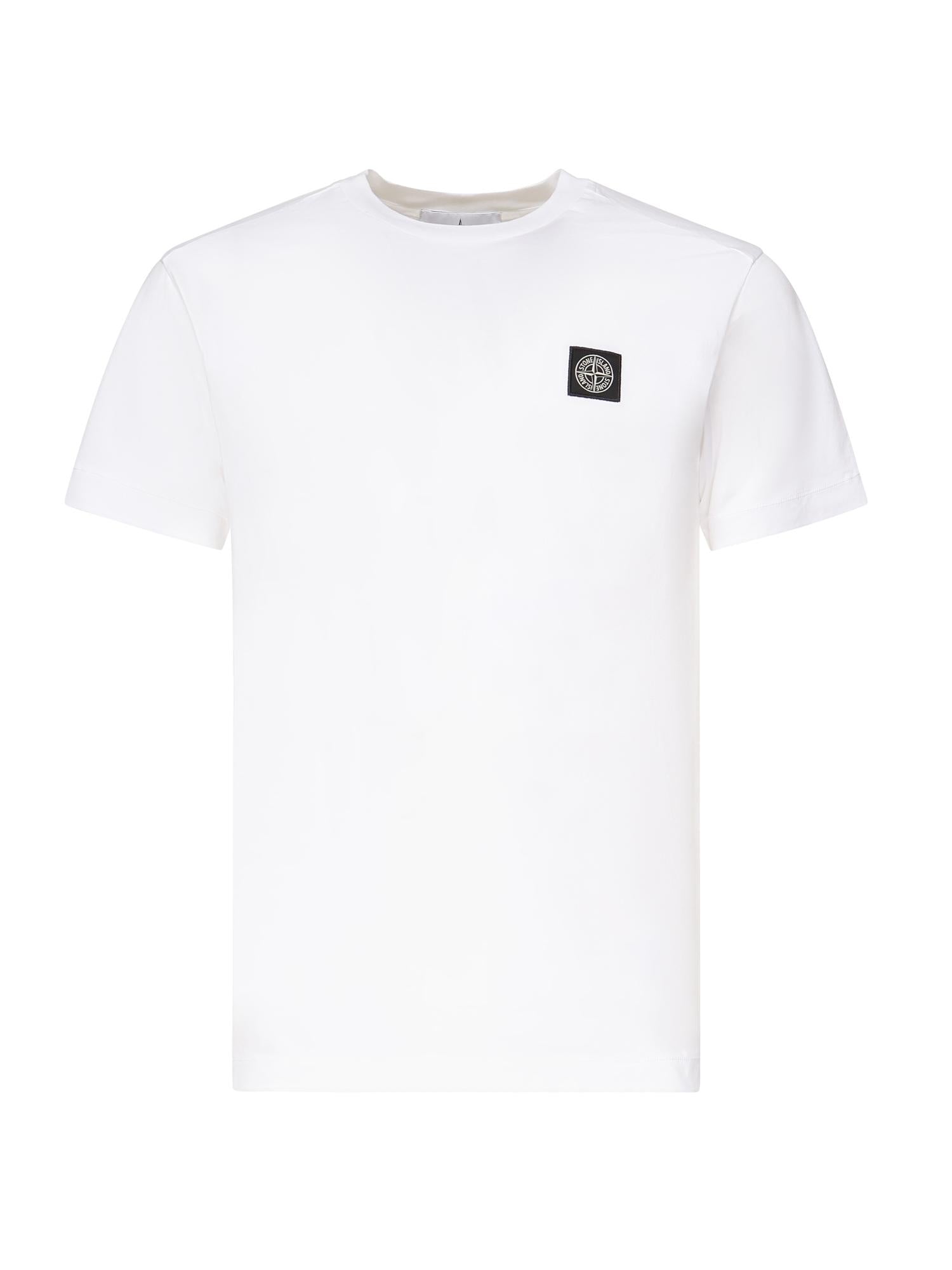 Оригінальна T-Shirt Con Logo Stone island – боковий вид