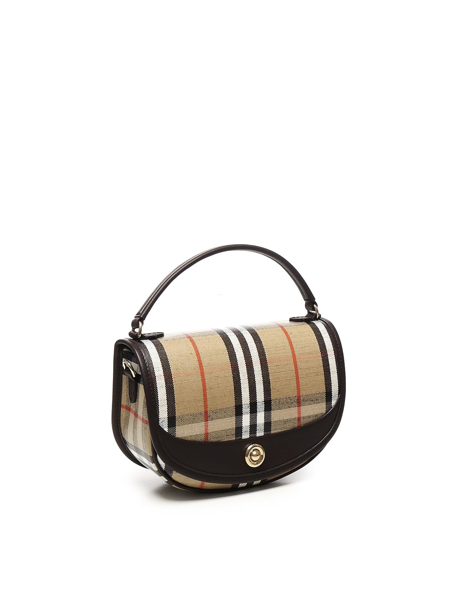 Оригінальна Borsa A Tracolla Highlands Burberry – вид ззаду