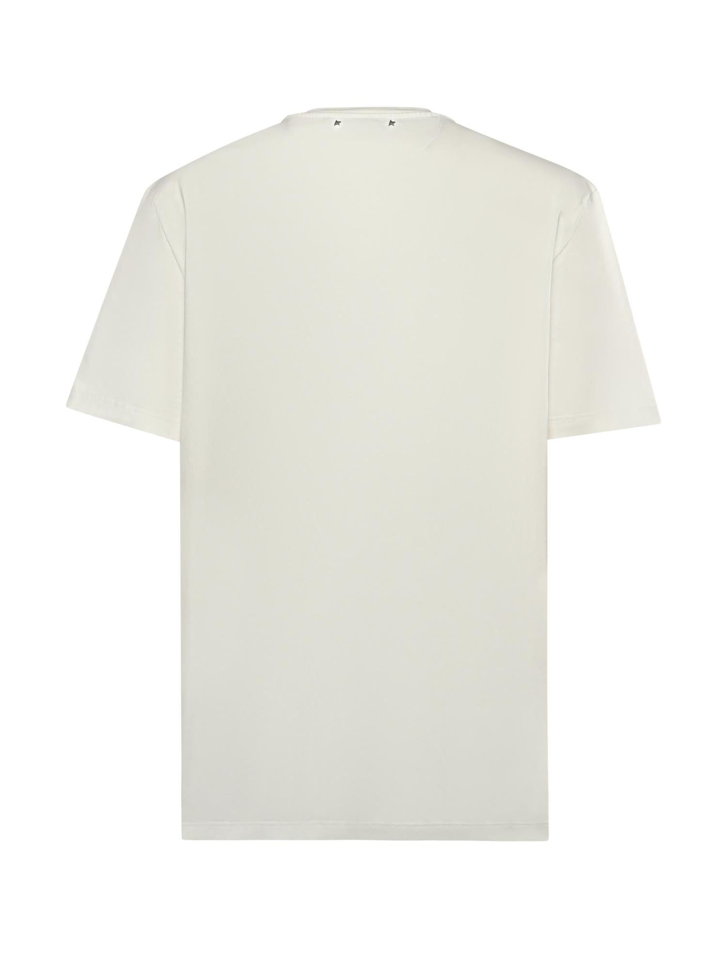T-Shirt In Cotone Con Logo Golden goose оригінал – Купити в Україні – детальний вид