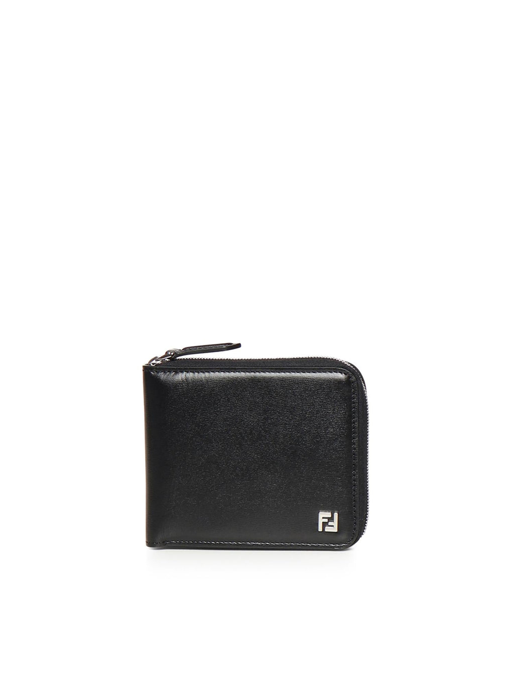 Portafoglio Squared Ff In Pelle Con Logo Fendi оригінал – Купити в Україні – боковий вид