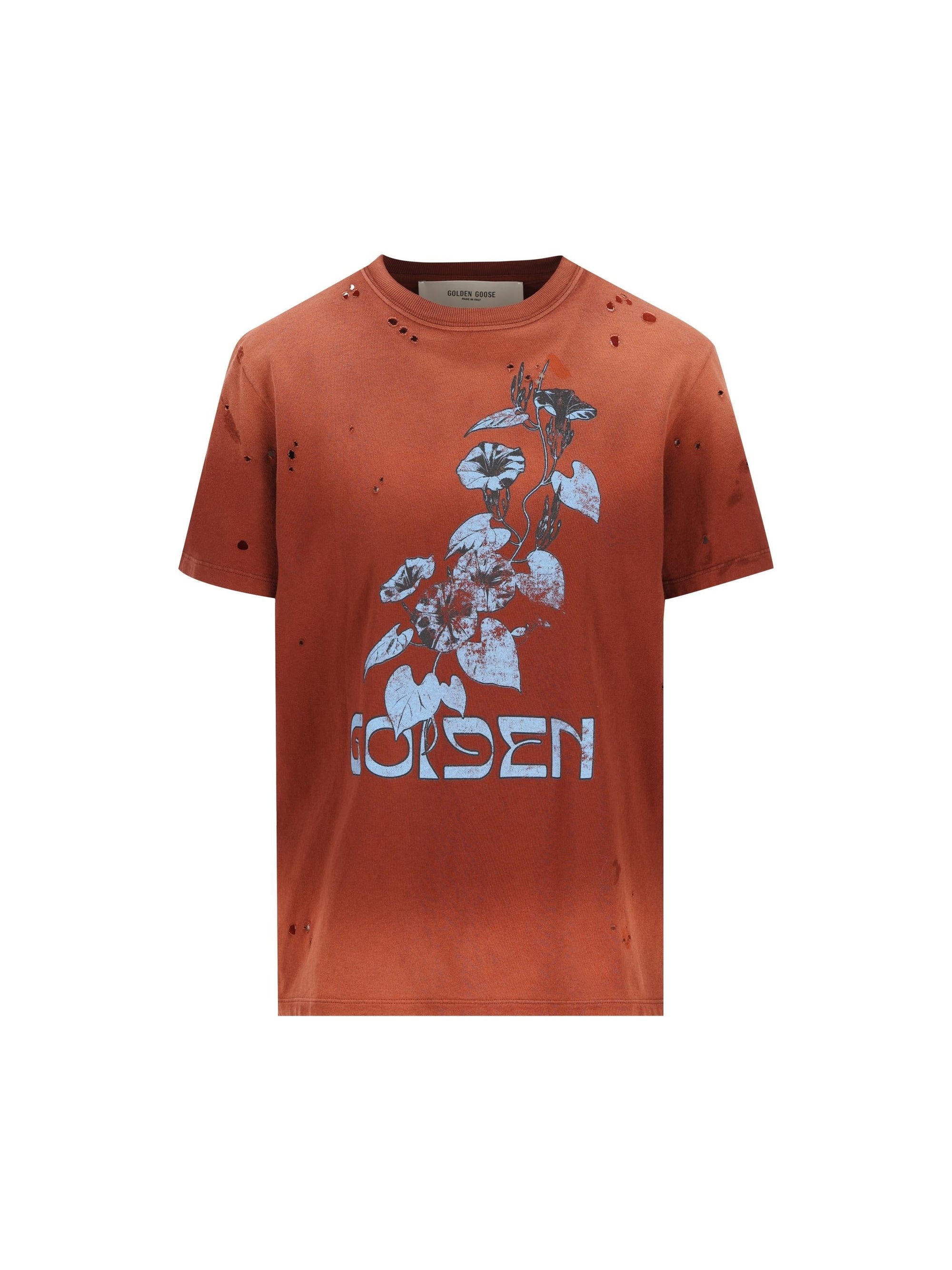 Оригінальна Cotton T Shirt Golden goose – боковий вид