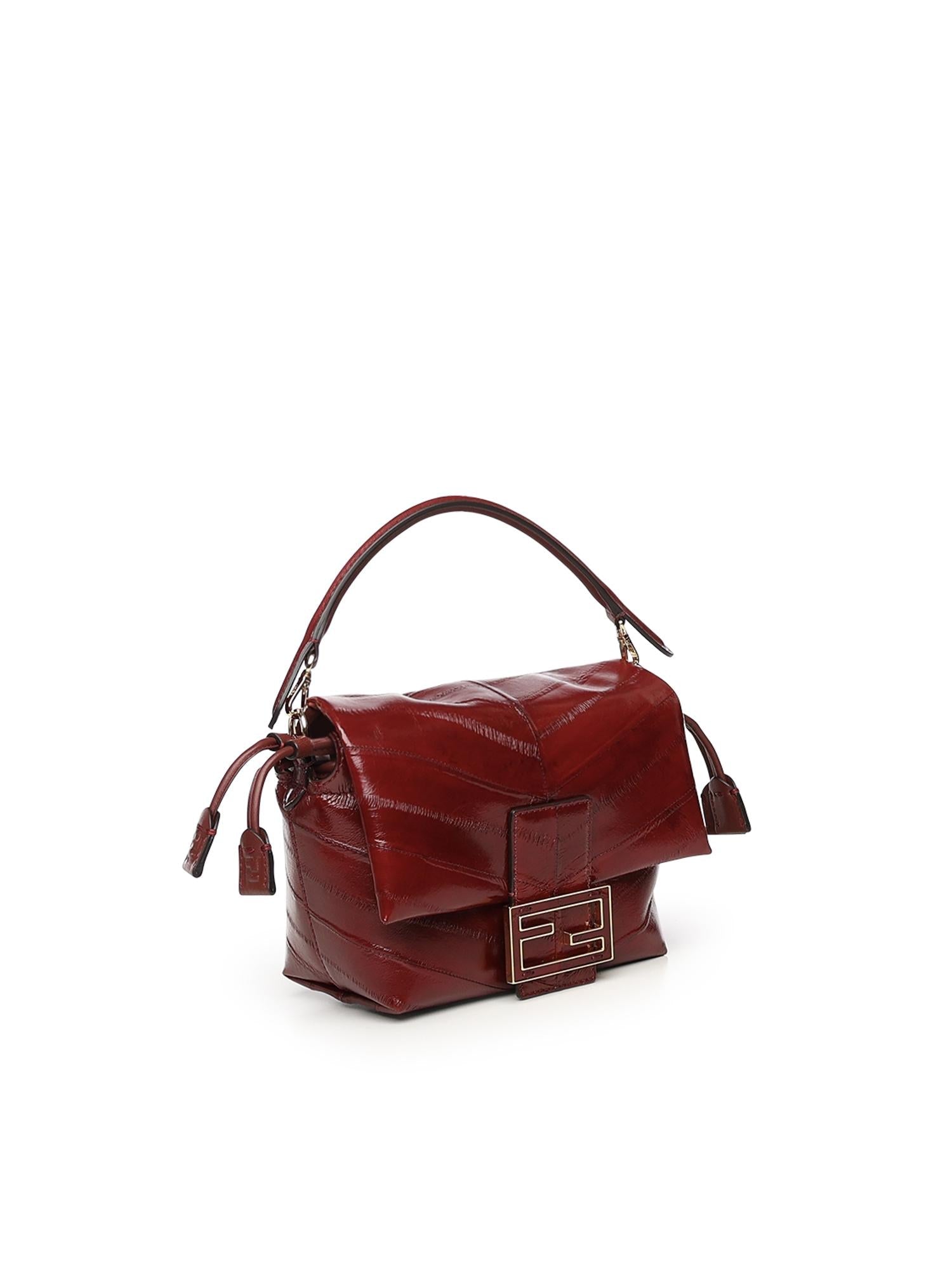 Оригінальна Minibag Mamma Baguette In Pelle Fendi – вид ззаду