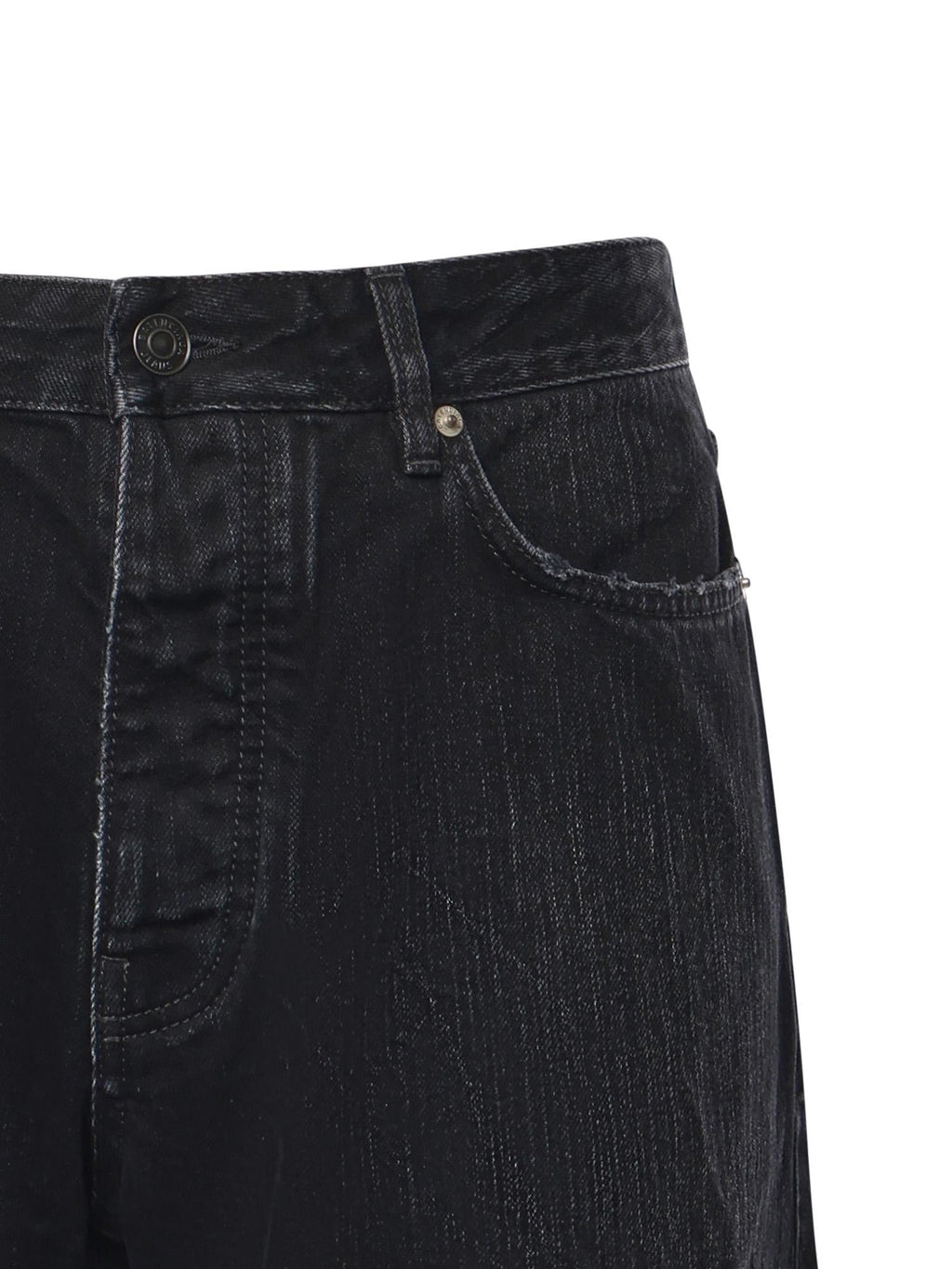 Jeans Distressed In Denim DI Cotone Balenciaga оригінал – Купити в Україні – вид ззаду