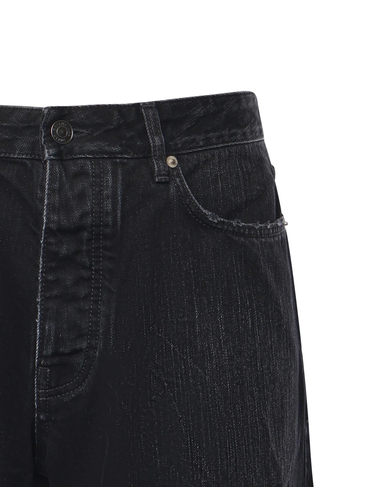 Jeans Distressed In Denim DI Cotone Balenciaga оригінал – Купити в Україні – вид ззаду