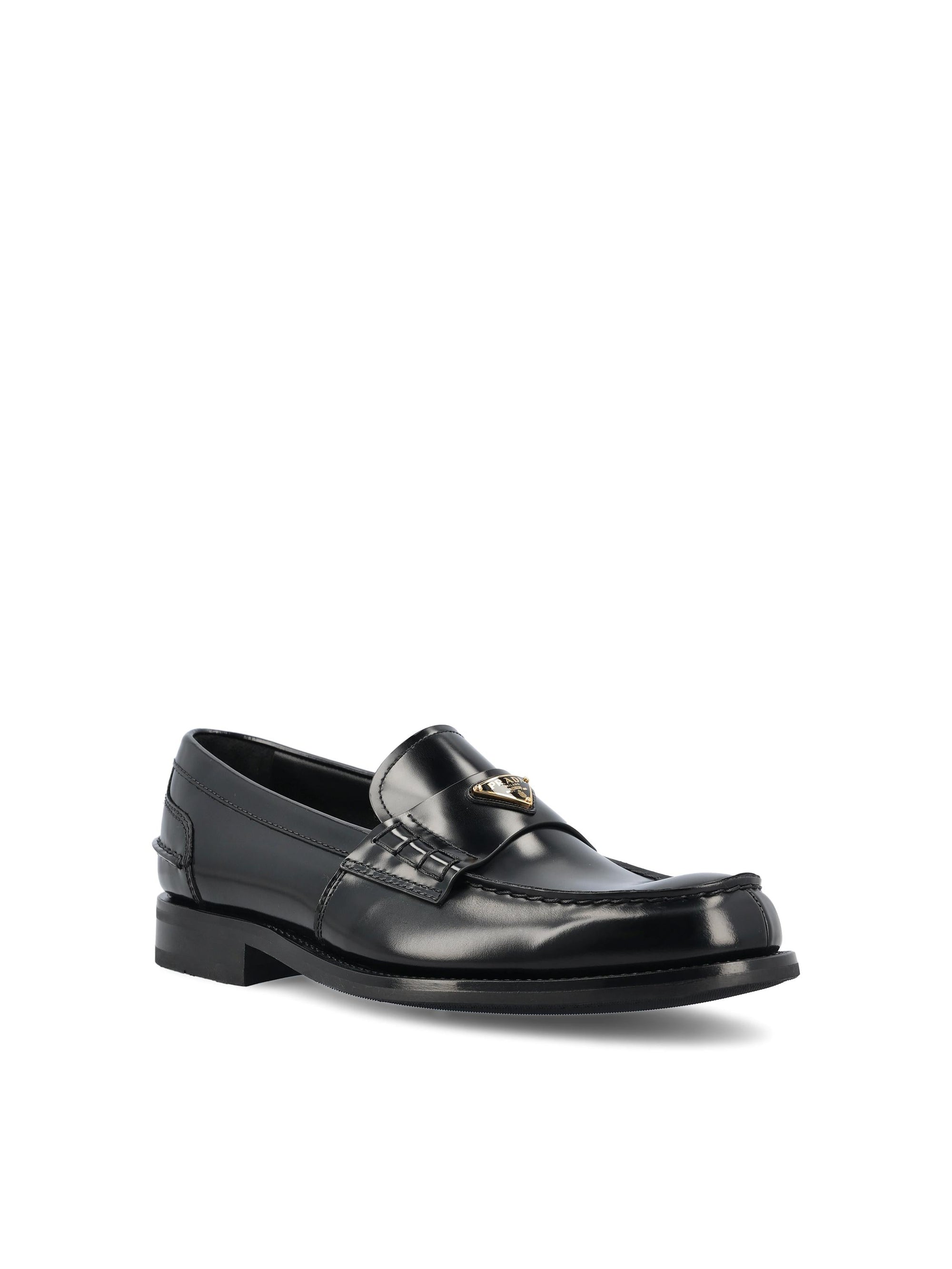 Leather Loafers Prada – Гарантія оригінальності – вид ззаду