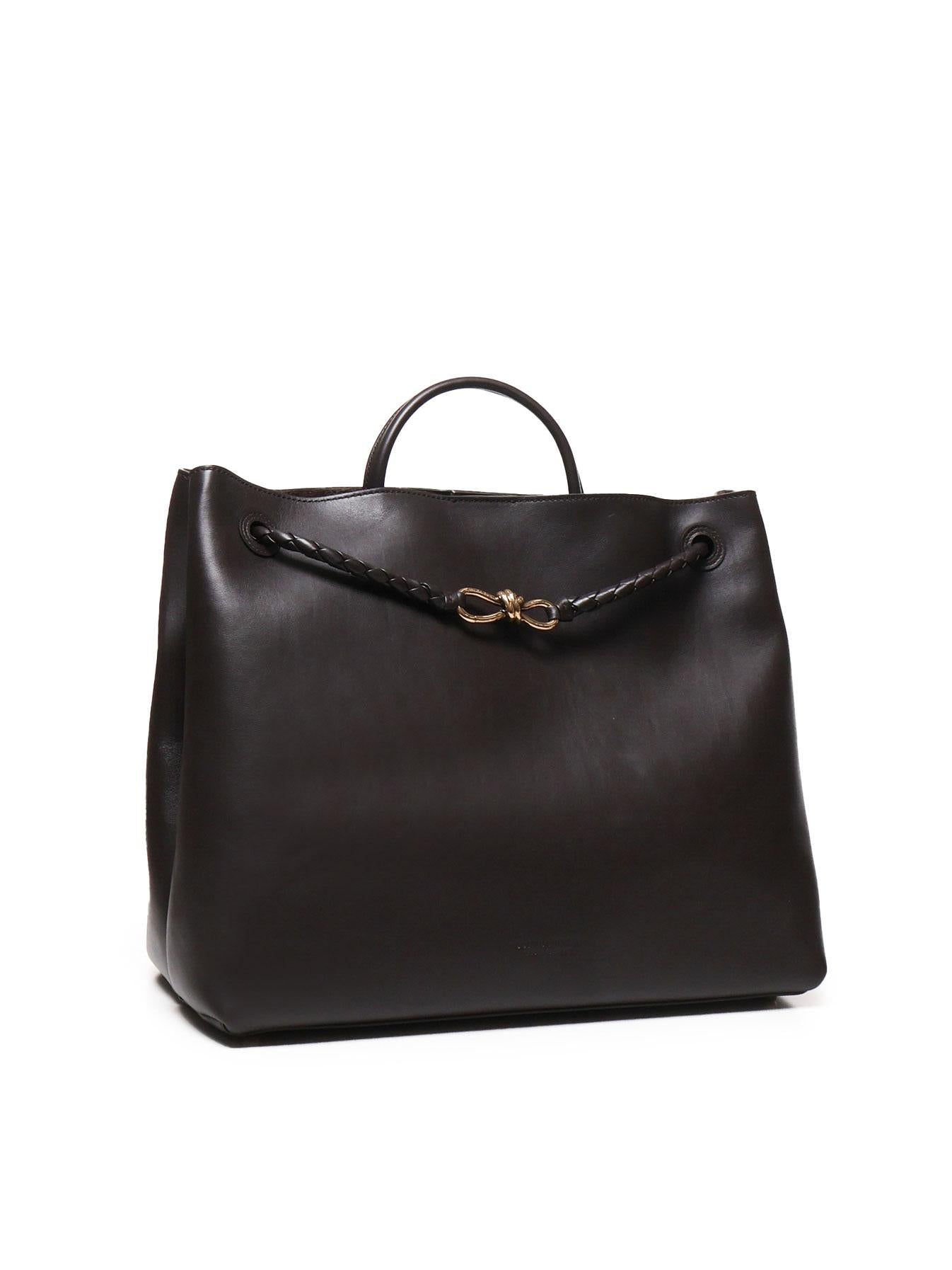 Borsa Andiamo Grande In Morbida Pelle DI Vitello Bottega veneta оригінал – Купити в Україні – вид ззаду