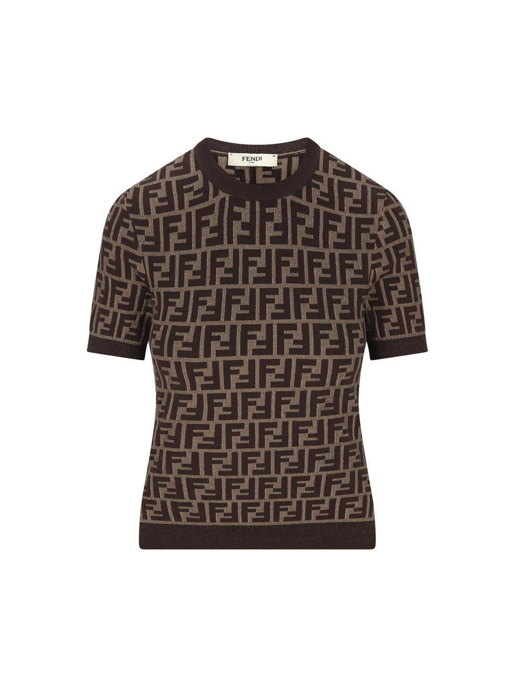 Maglia In Cotone Ff Fendi – Гарантія оригінальності – боковий вид