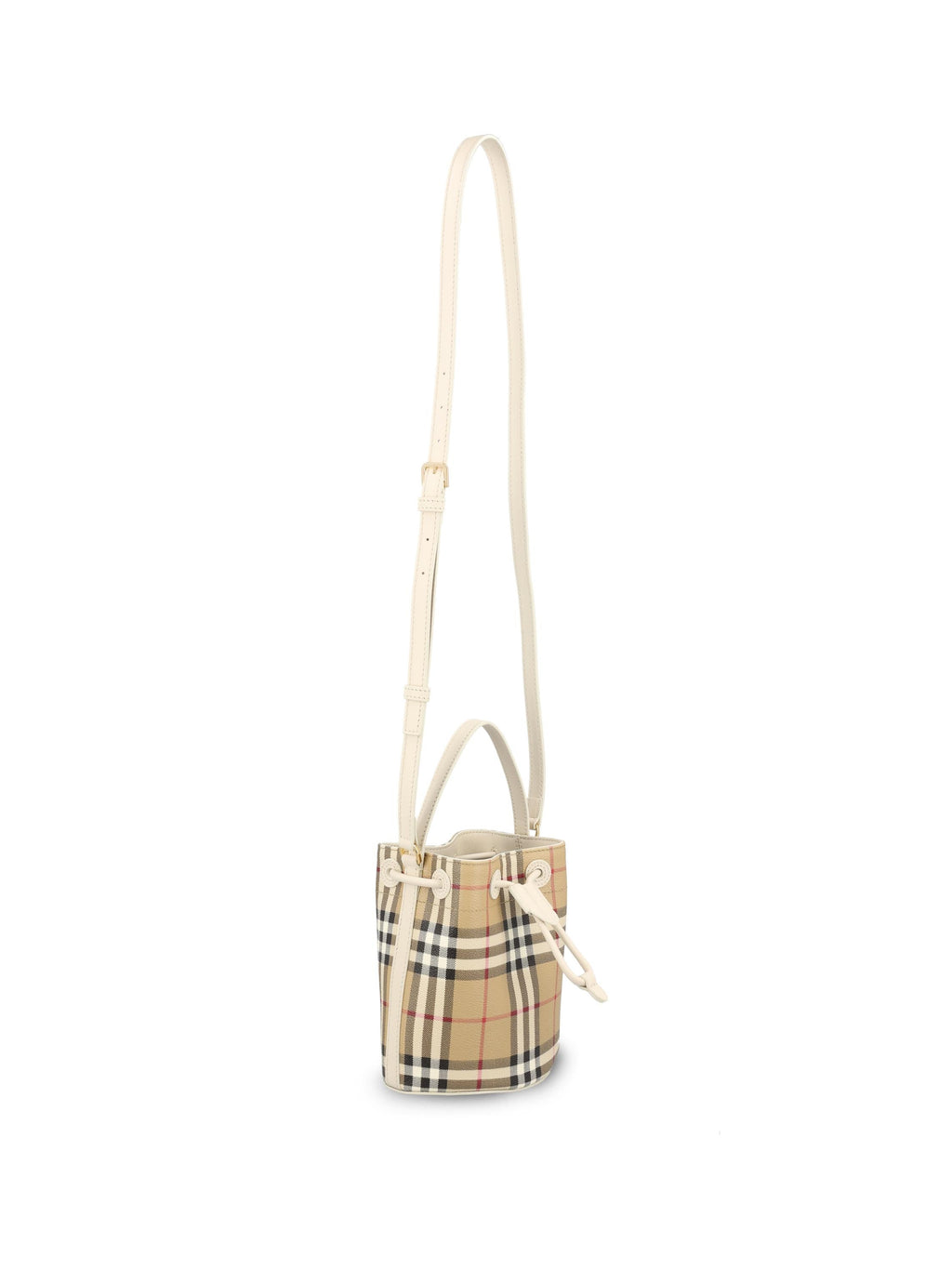 Mini Check Bucket Bag Burberry – Гарантія оригінальності – детальний вид