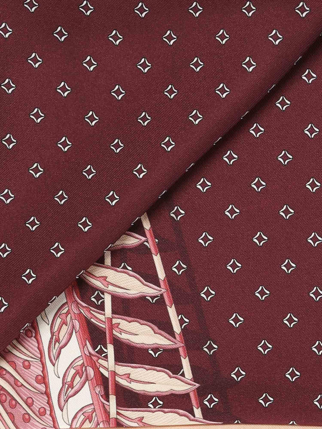 Foulard In Seta Con Stampa Salvatore ferragamo – Гарантія оригінальності – вид ззаду