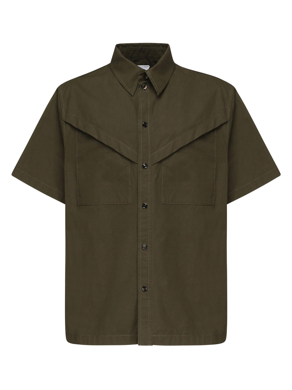 Camicia In Twill DI Cotone Leggero Bottega veneta оригінал – Купити в Україні – боковий вид