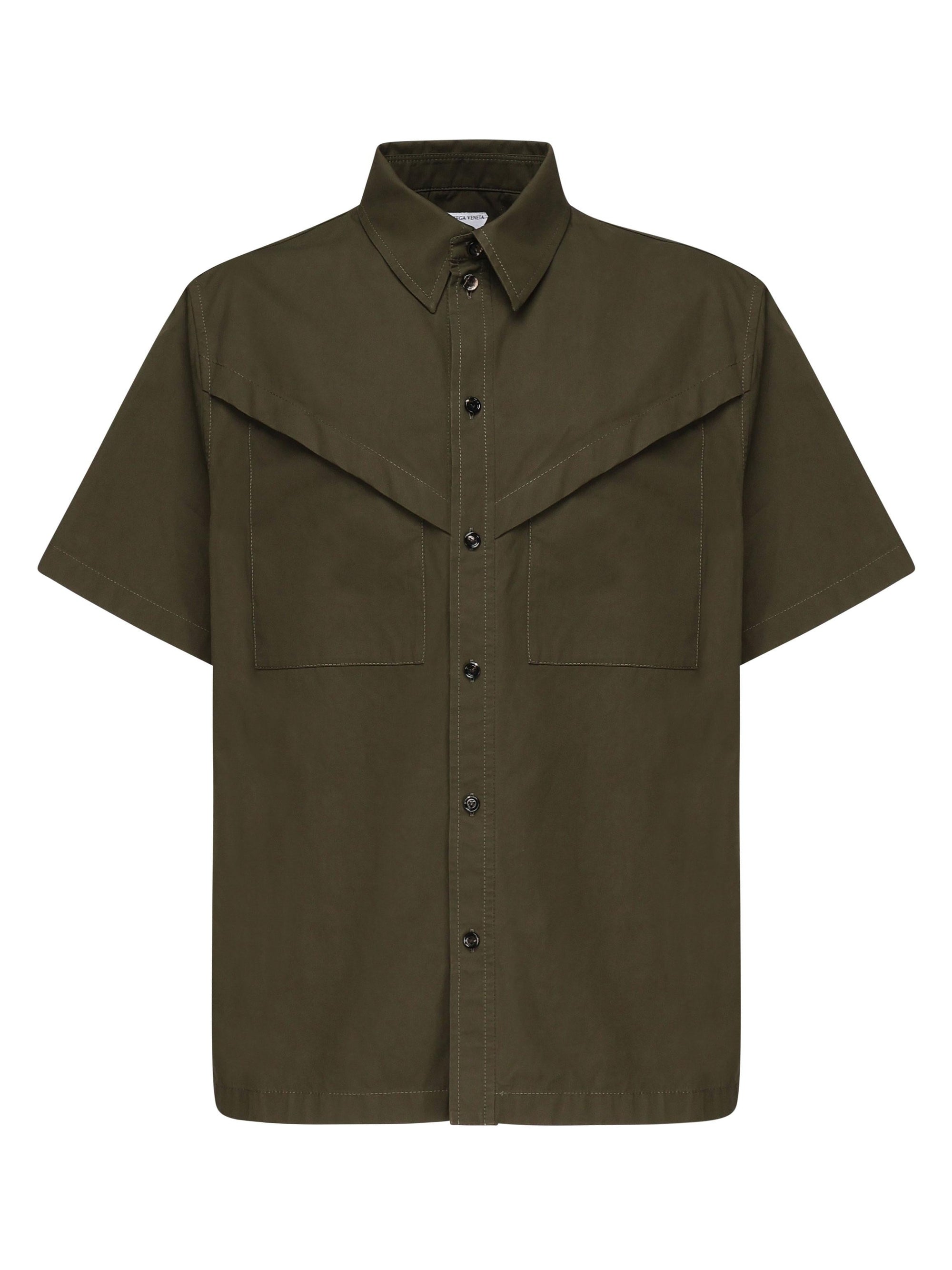 Camicia In Twill DI Cotone Leggero Bottega veneta оригінал – Купити в Україні – боковий вид