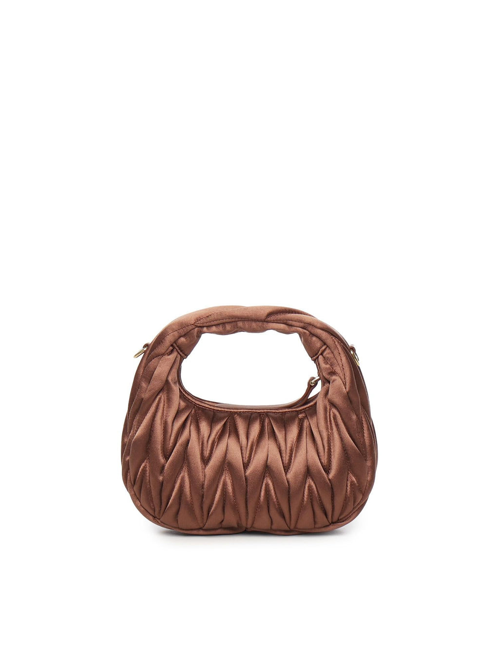 Mini Bag Wander In Raso Trapuntato Miu miu – Гарантія оригінальності – детальний вид