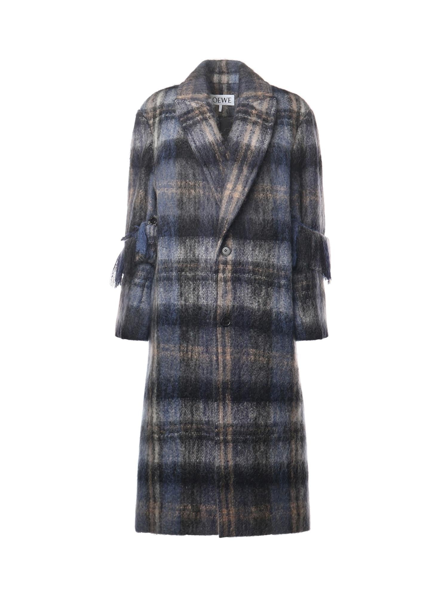 Cappotto In Misto Mohair E Lana Loewe – Гарантія оригінальності – боковий вид