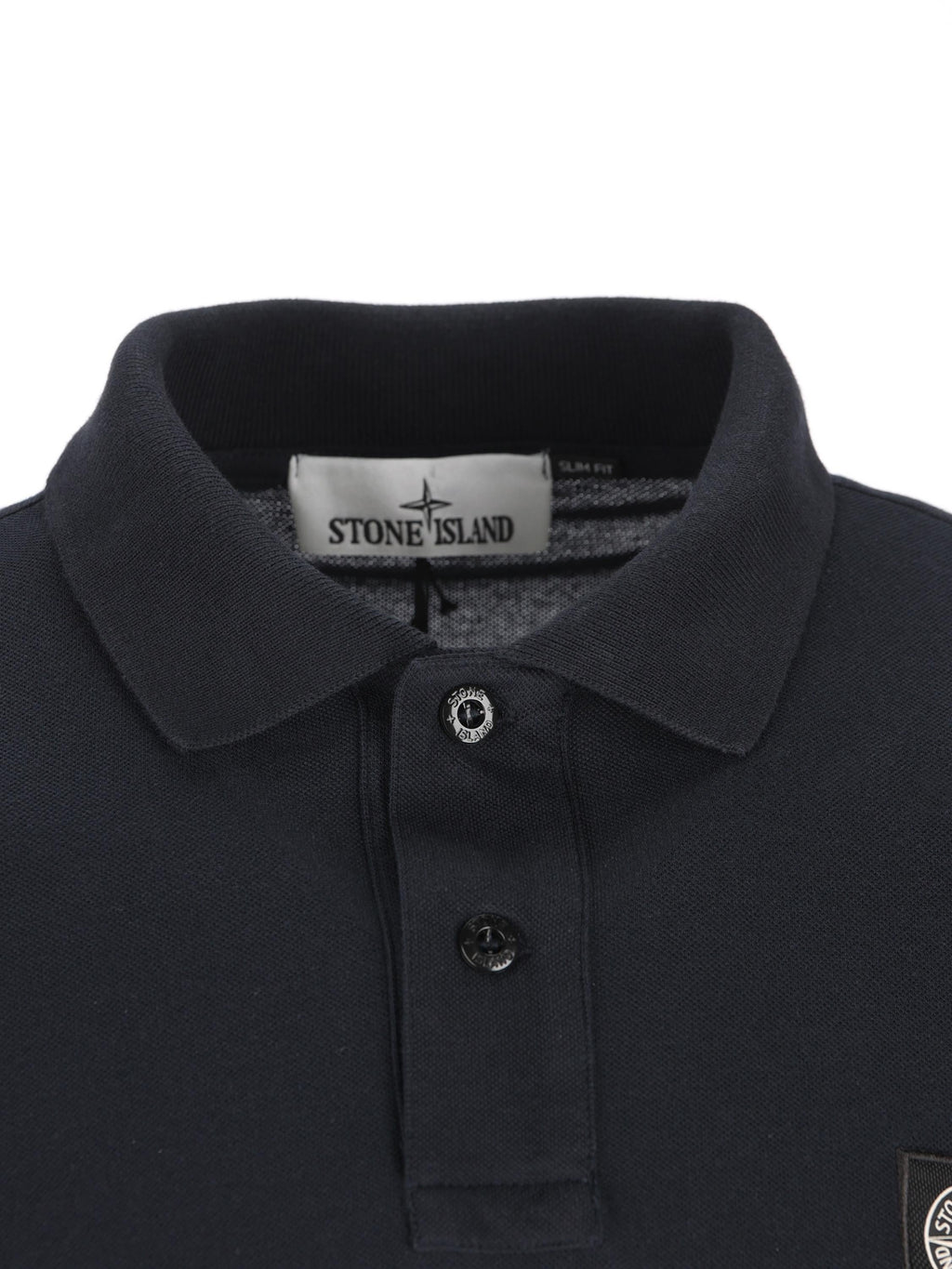 Cotton Polo Shirt Stone island – Гарантія оригінальності – детальний вид