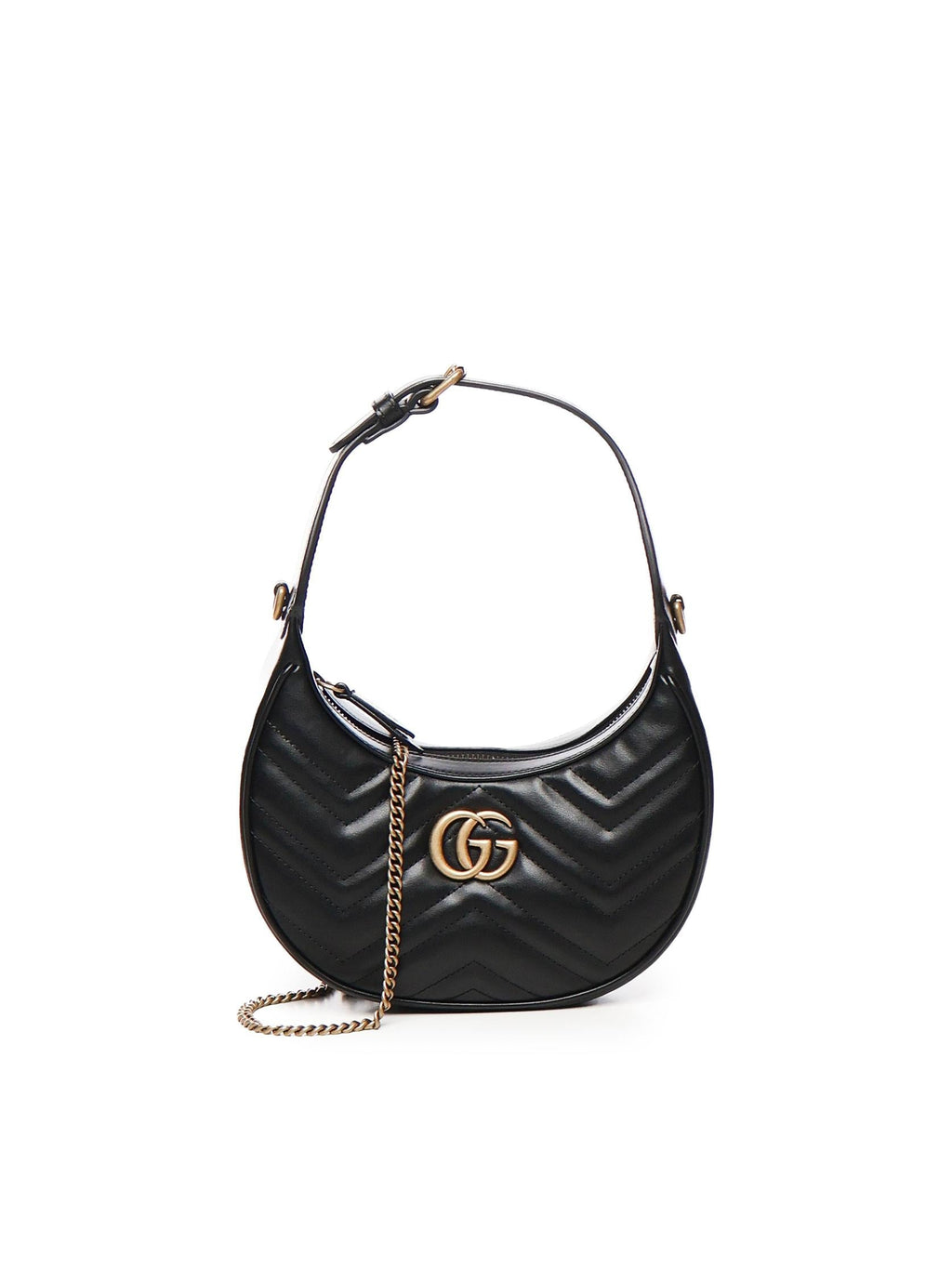 Mini Borsa A Spalla Gg Marmont Gucci – Гарантія оригінальності – боковий вид
