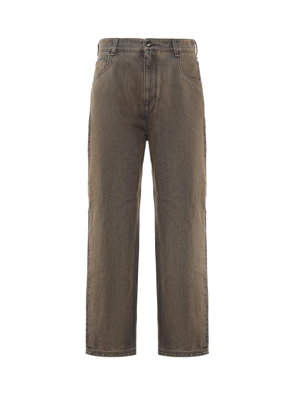 Jeans Lunghi In Denim DI Cotone Fendi оригінал – Купити в Україні – боковий вид