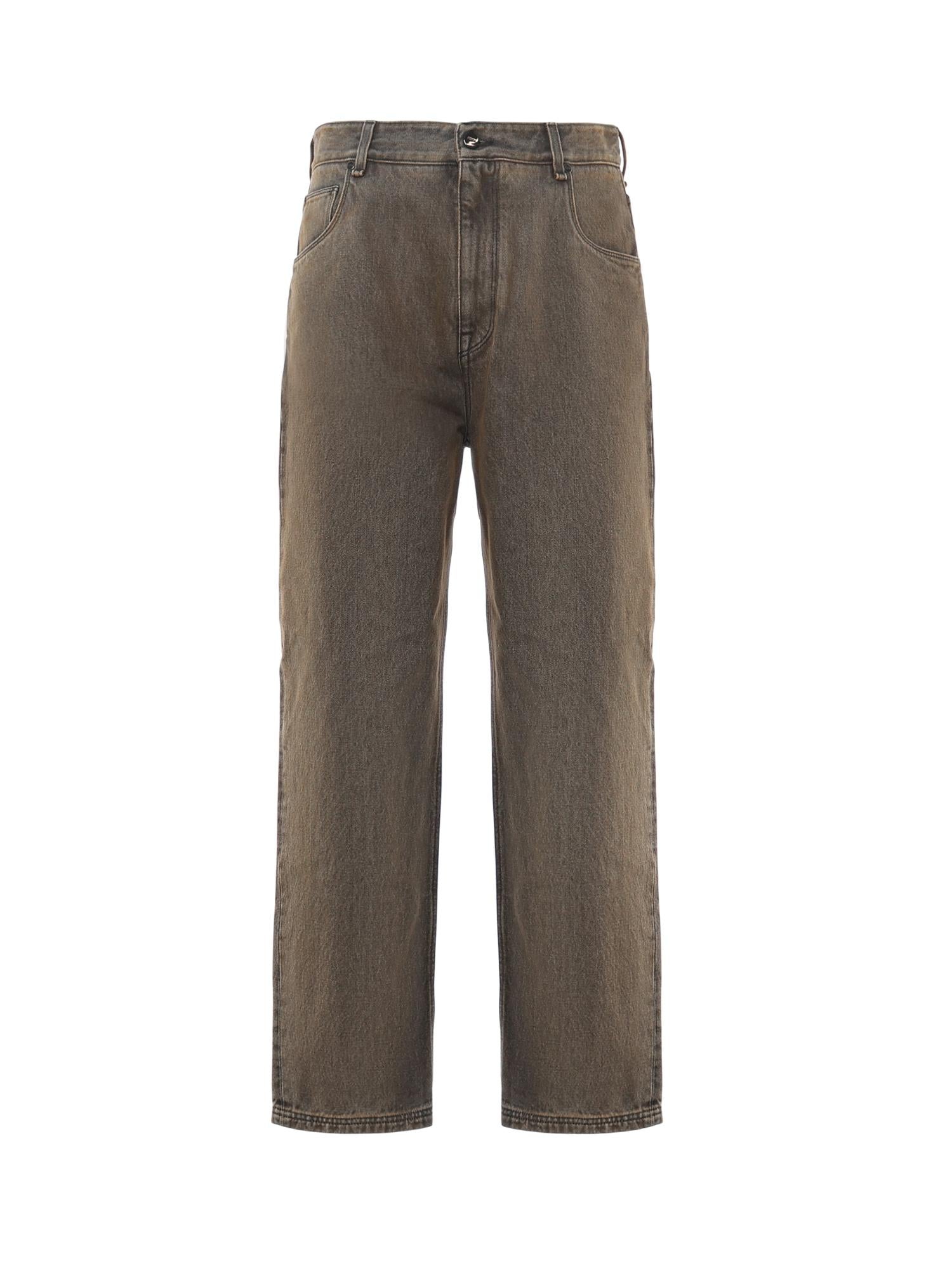 Jeans Lunghi In Denim DI Cotone Fendi оригінал – Купити в Україні – боковий вид