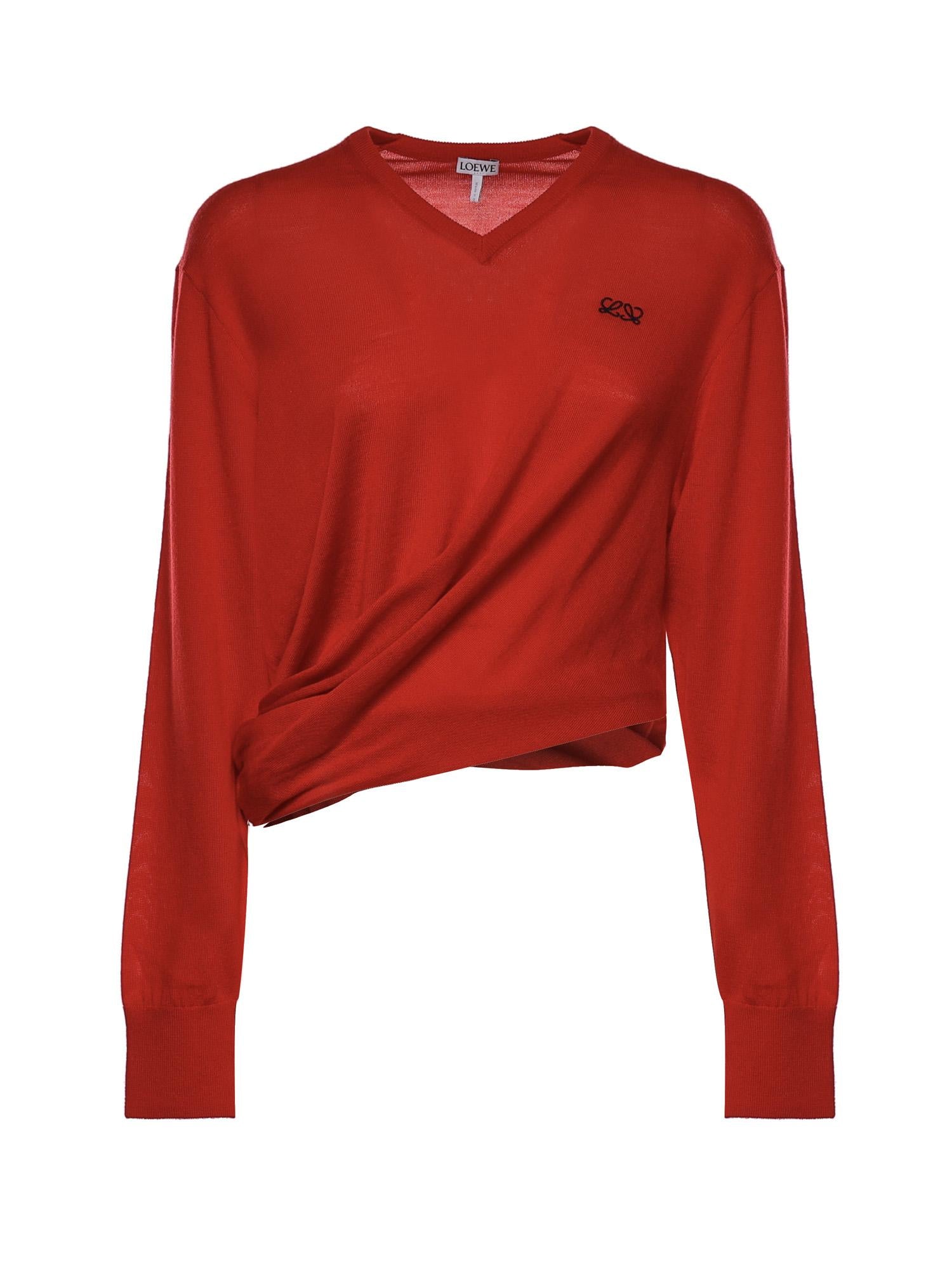 Maglione In Lana Con Logo Loewe оригінал – Купити в Україні – боковий вид