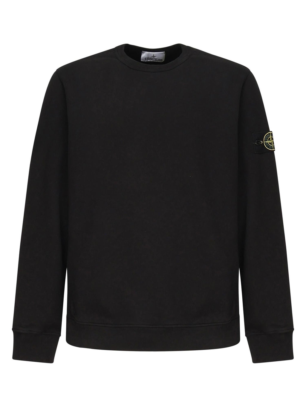 Оригінальна Felpa Girocollo Con Logo Stone island – боковий вид