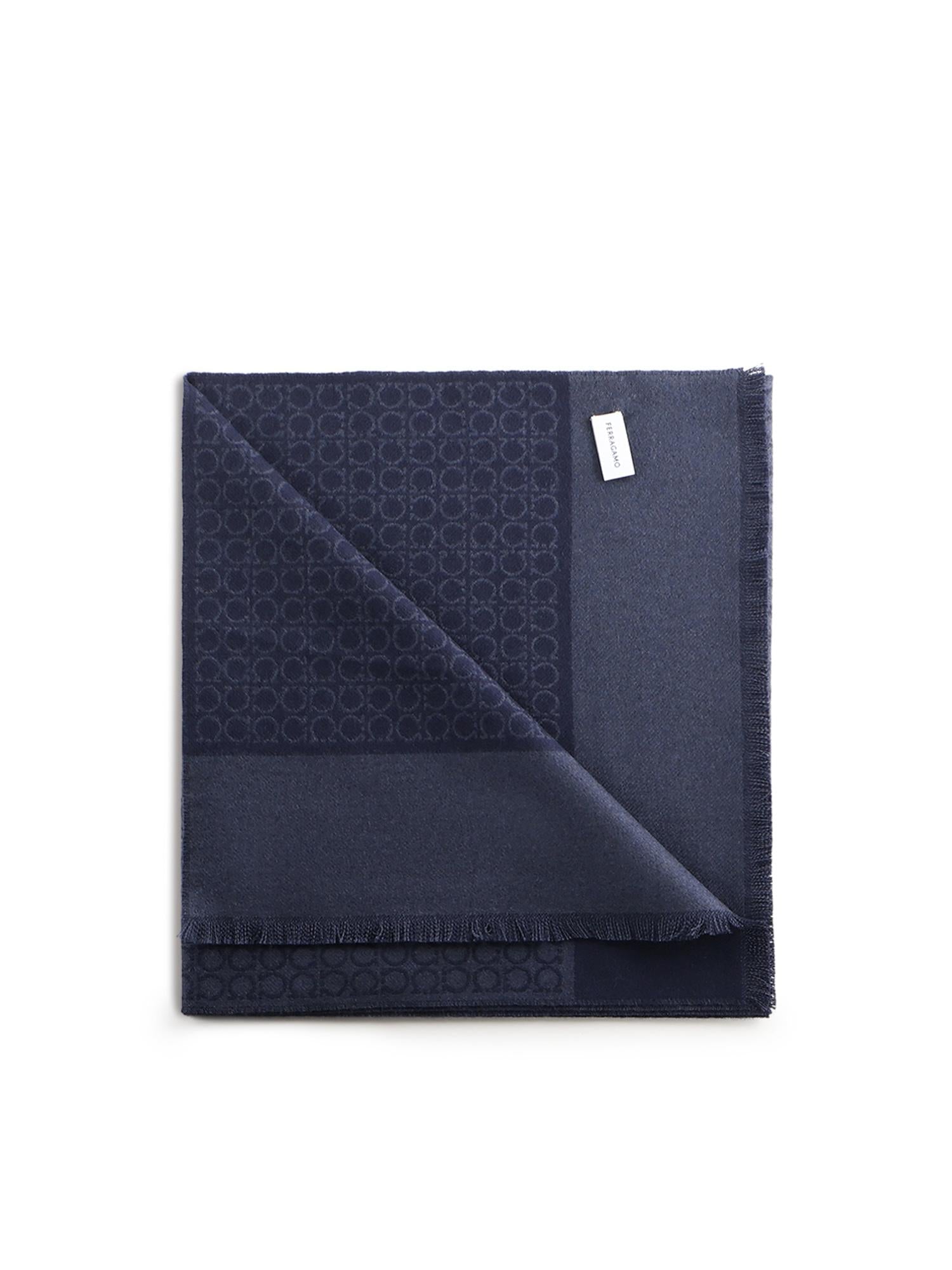 Оригінальна Sciarpa Gancini In Cashmere Salvatore ferragamo – детальний вид