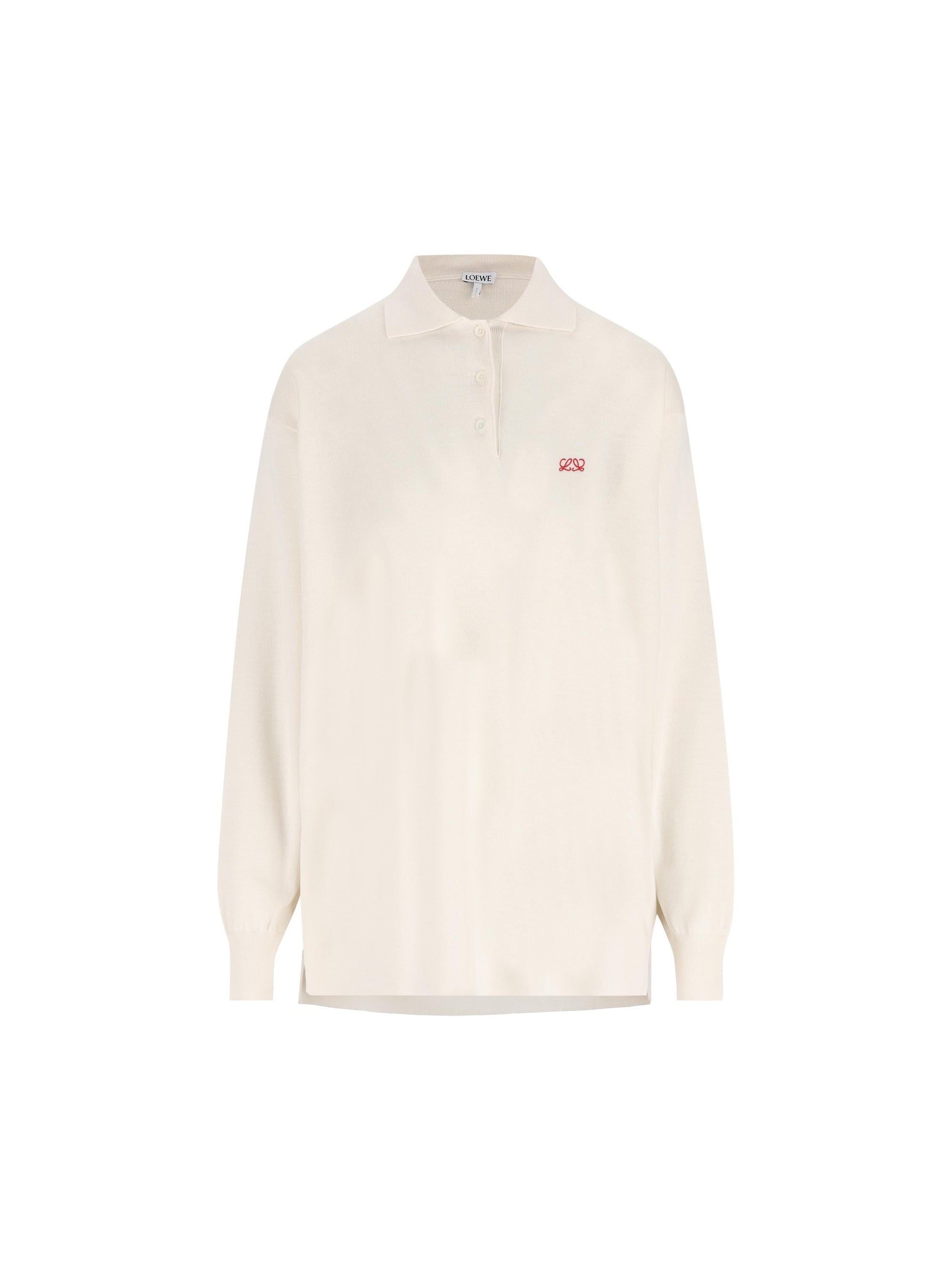Оригінальна Cashmere And Silk Polo Loewe – боковий вид