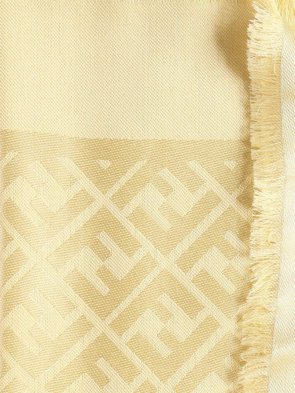 Scialle In Seta E Lana Ff Jacquard Fendi оригінал – Купити в Україні – вид ззаду