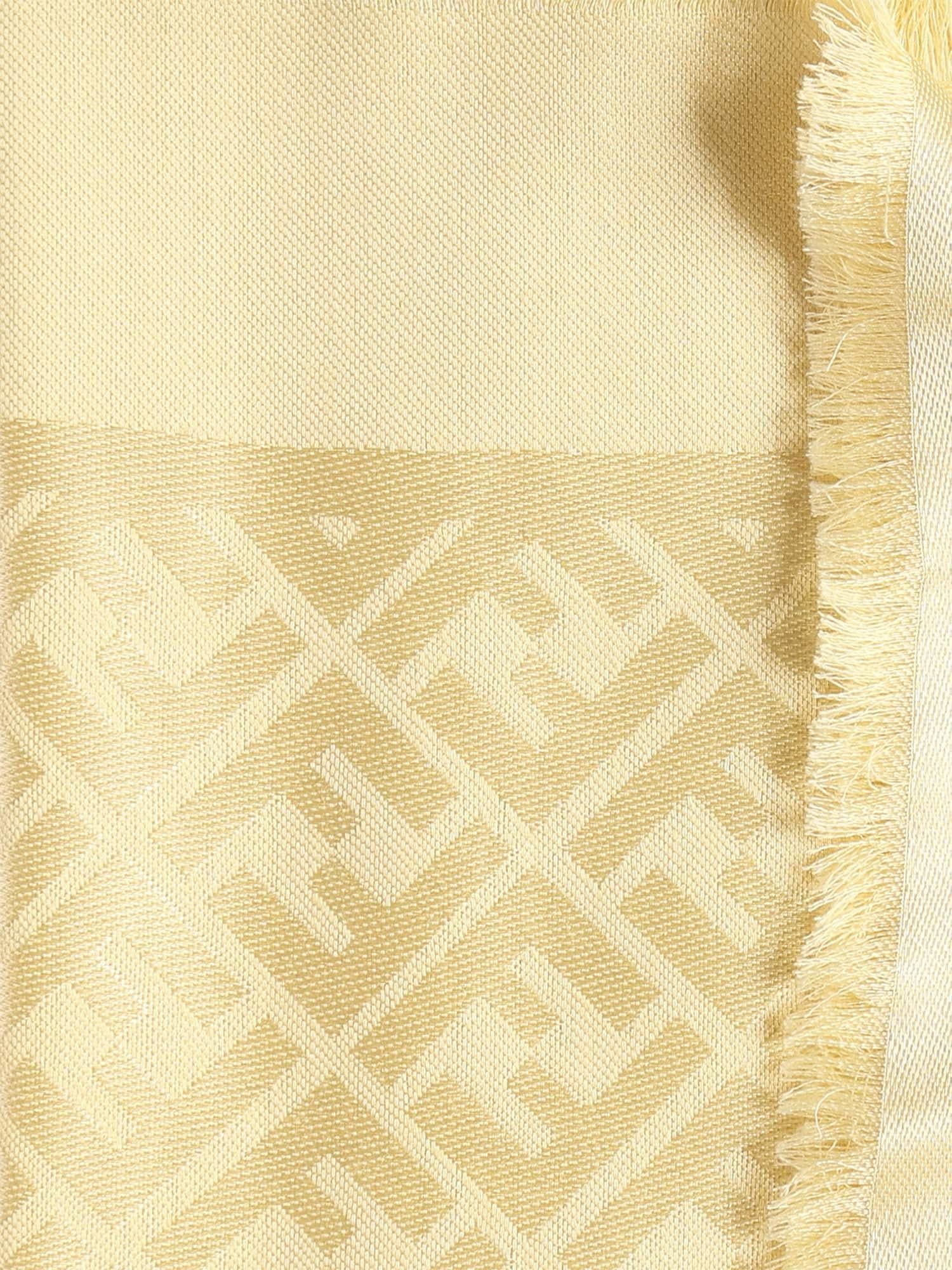 Scialle In Seta E Lana Ff Jacquard Fendi оригінал – Купити в Україні – вид ззаду