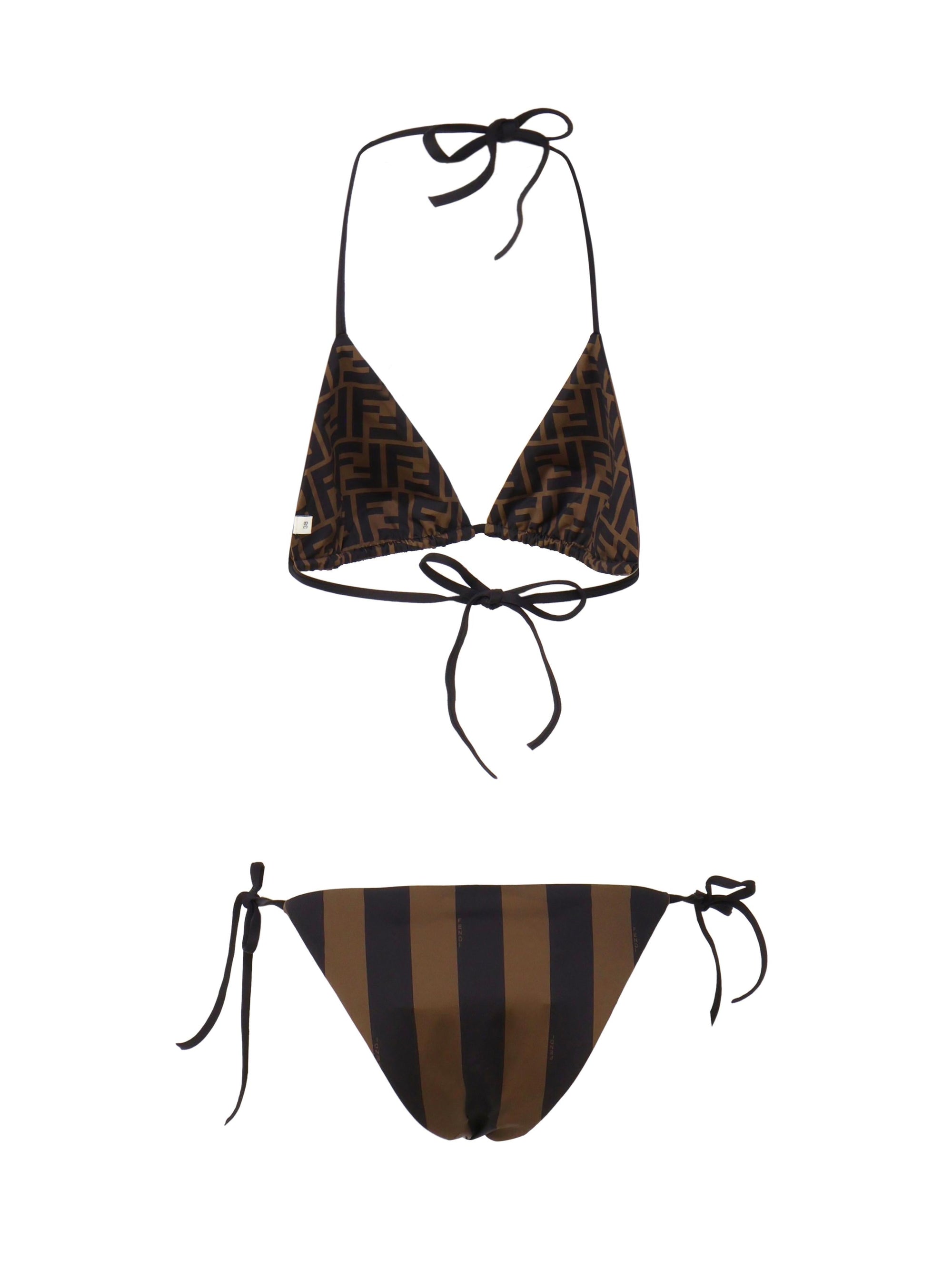 Оригінальна Bikini Reversibile In Lycra® Fendi – збільшений вид