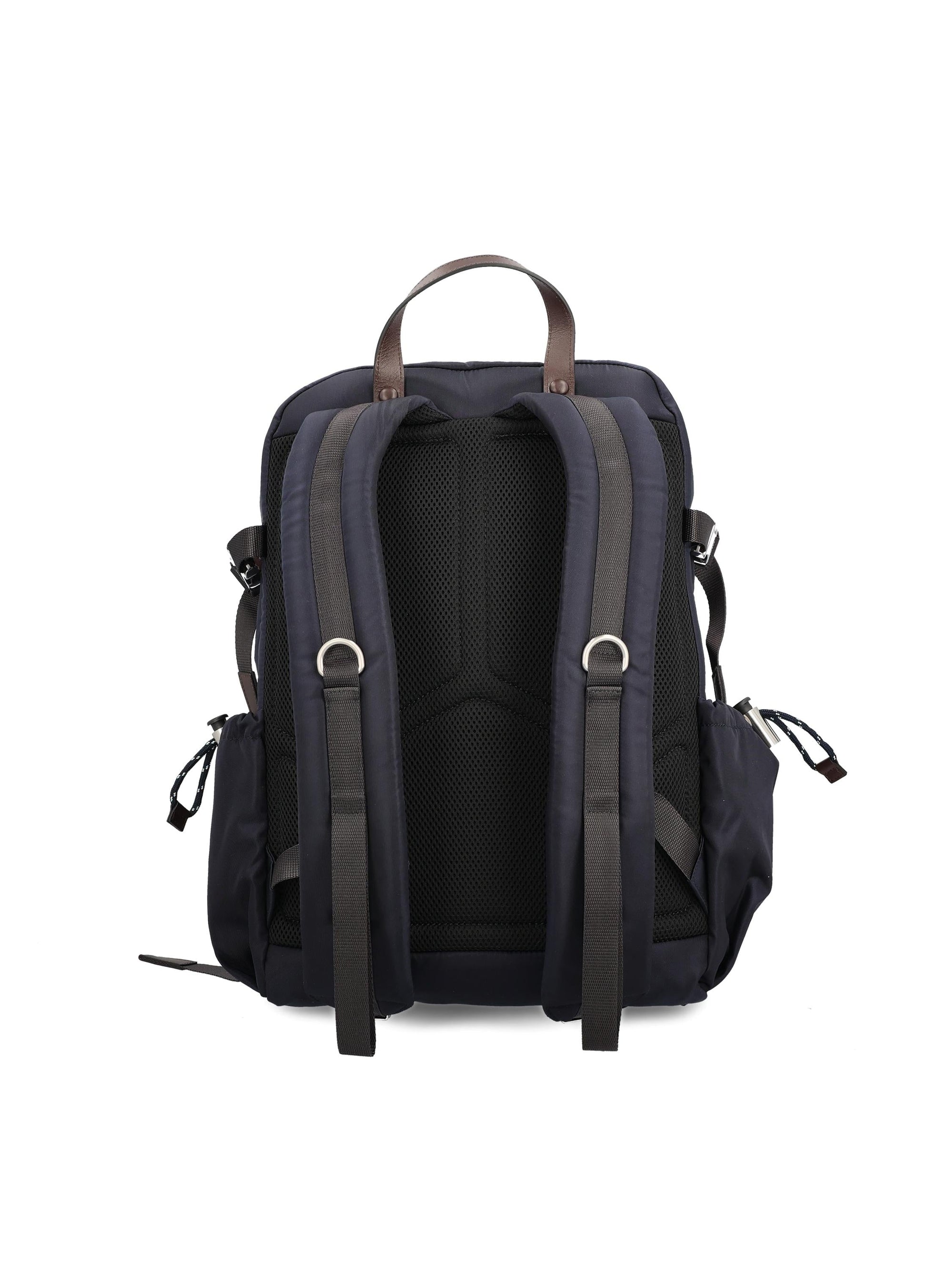 Оригінальна Zaino Prada Speedrock In Re Nylon E Pelle Prada – вид ззаду