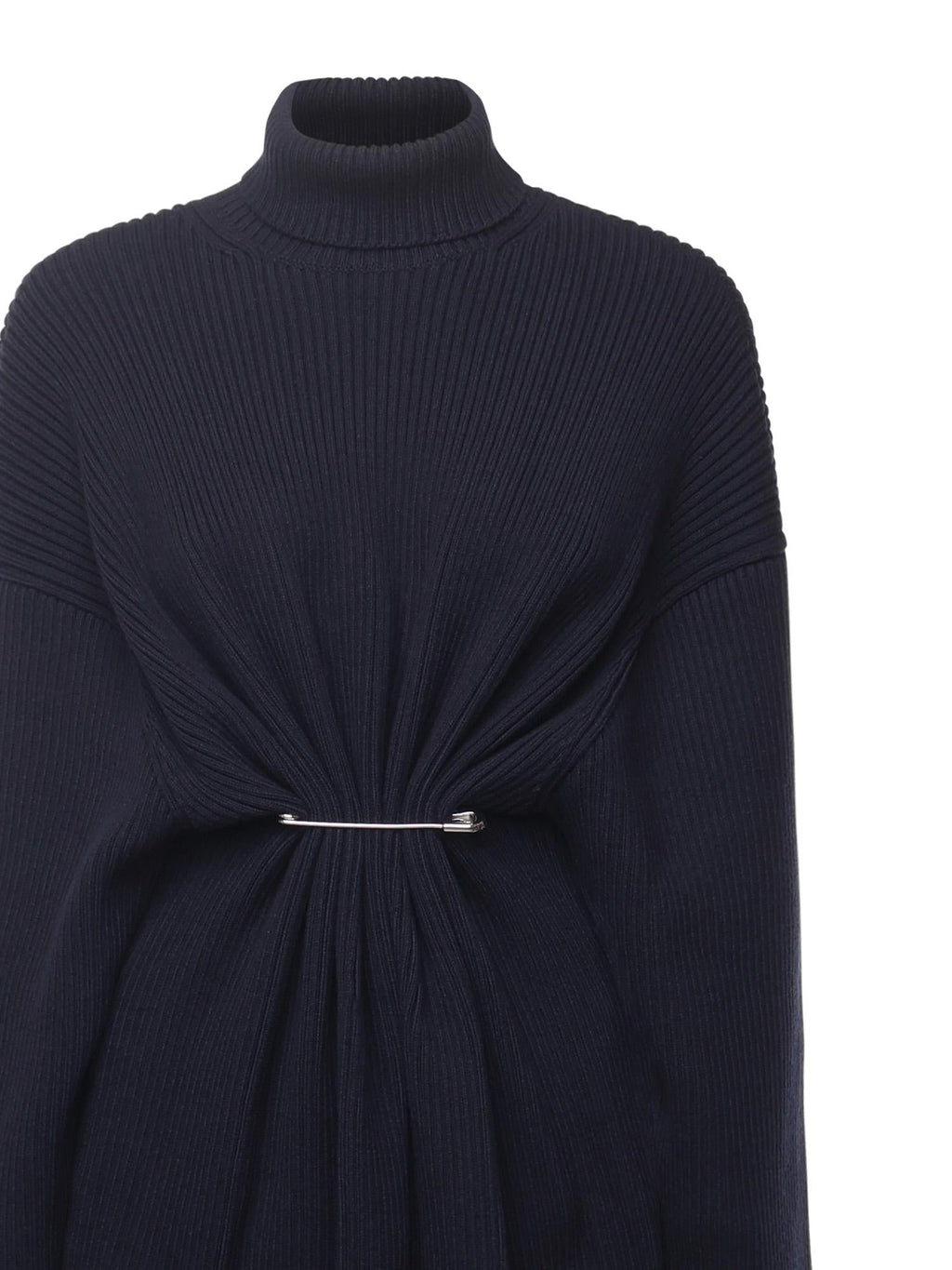 Mini Abito Pinched In Maglia DI Lana E Cotone Balenciaga оригінал – Купити в Україні – вид ззаду