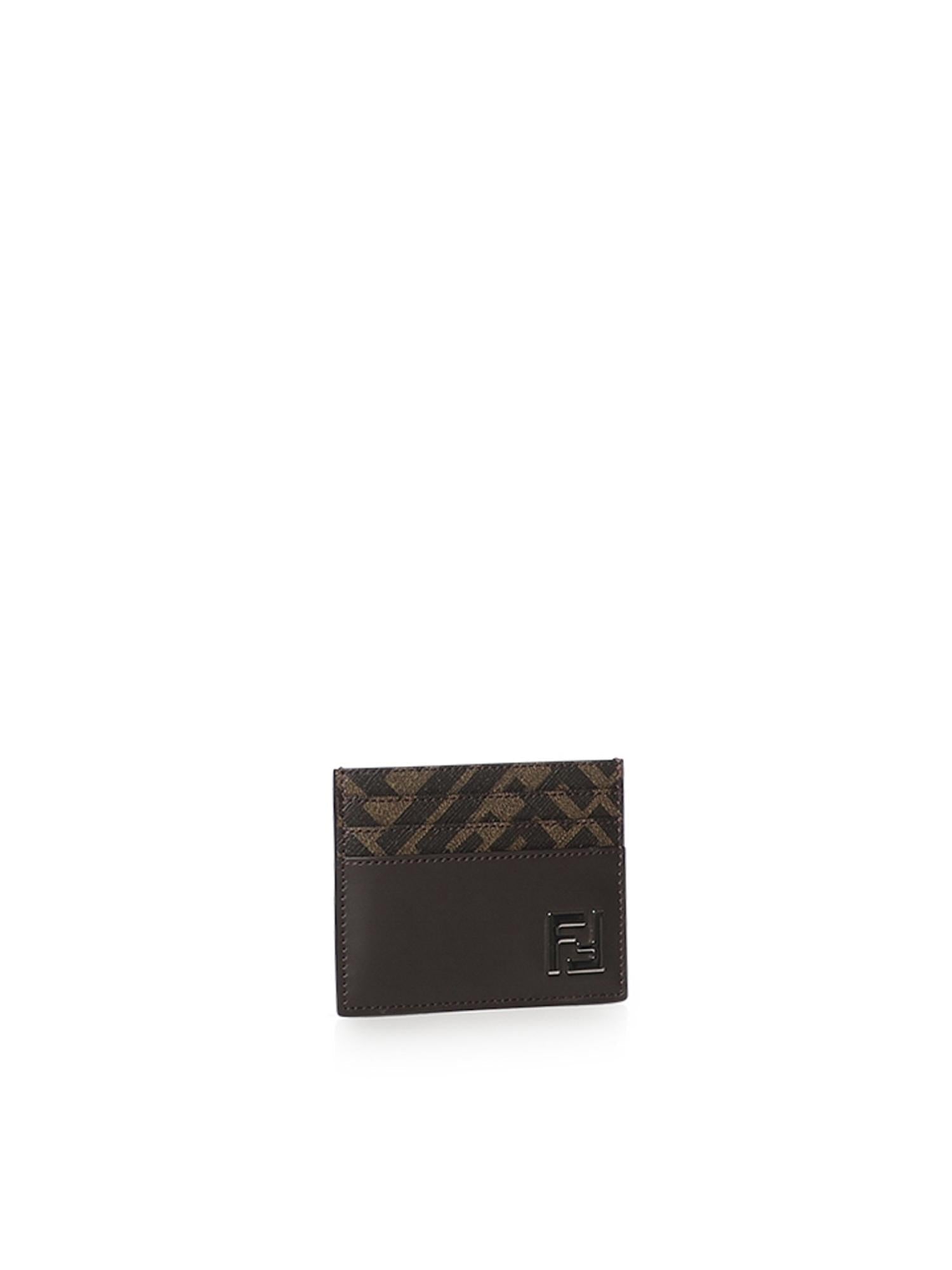 Portacarte Squared Ff Fendi – Гарантія оригінальності – вид ззаду