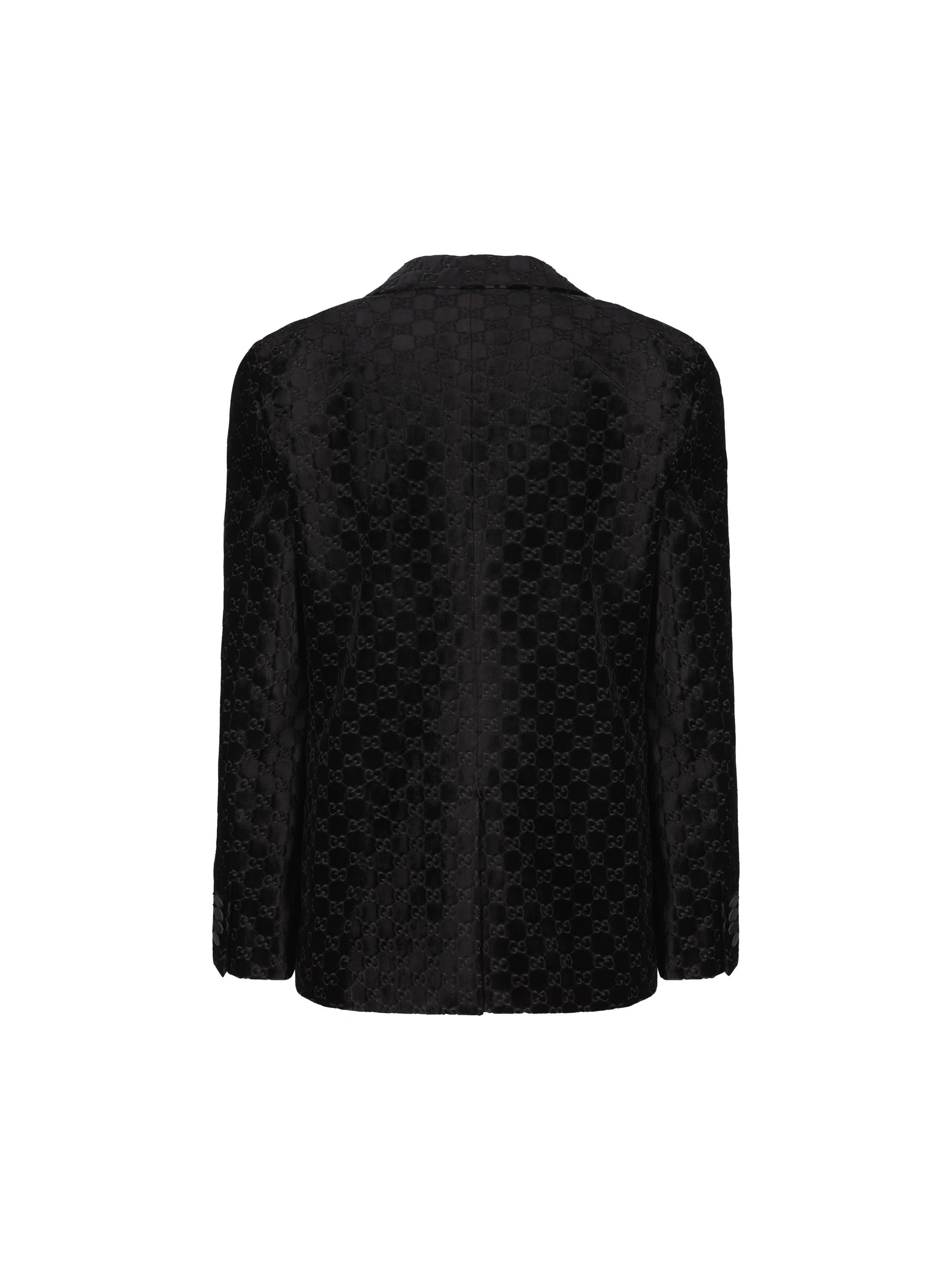 Cotton Blend Blazer Gucci – Гарантія оригінальності – вид ззаду