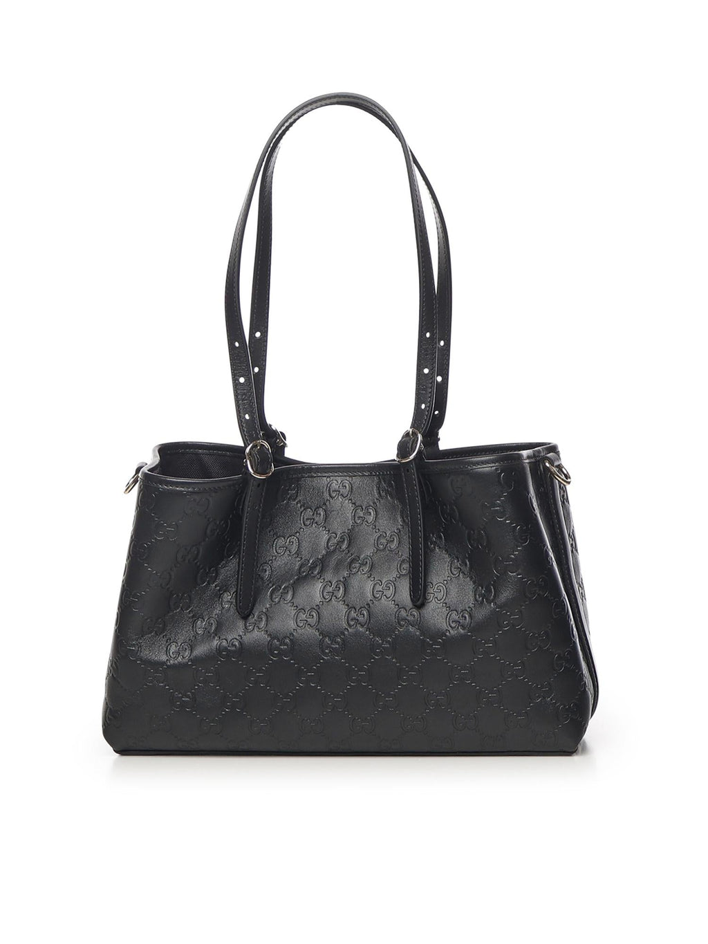 Оригінальна Borsa Shopping Gg Emblem In Pelle Media Gucci – детальний вид