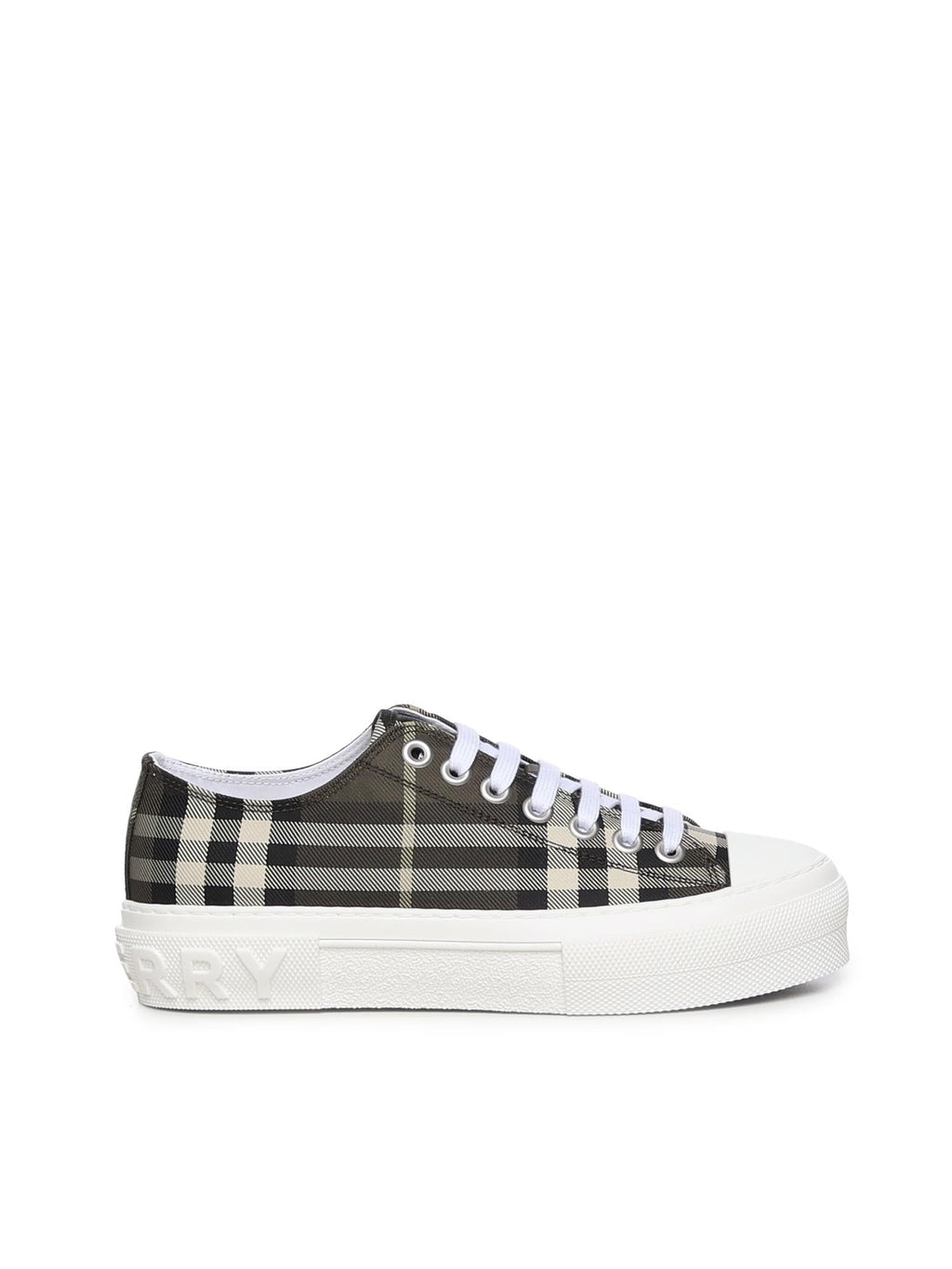 Sneaker In Misto Nylon Check Burberry – Гарантія оригінальності – боковий вид